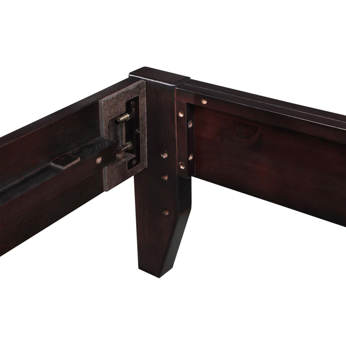 Cappuccino Queen Platform Bed