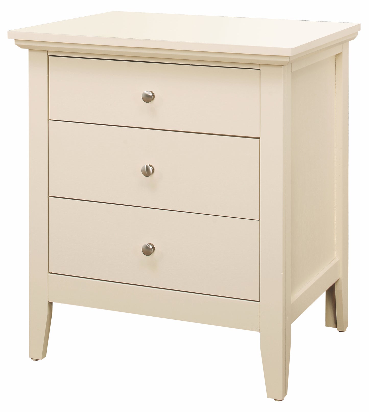 Charming Casual Nightstand In Beige