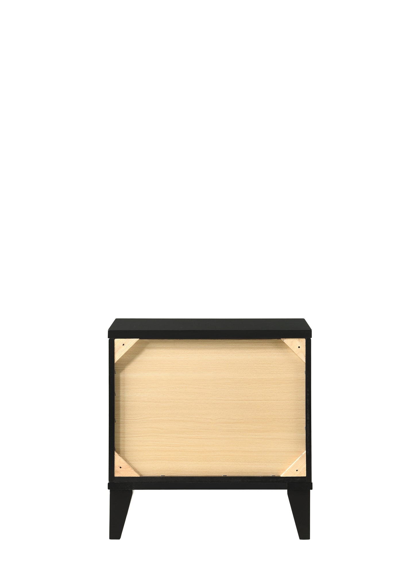 Chelsie Black Finish Nightstand