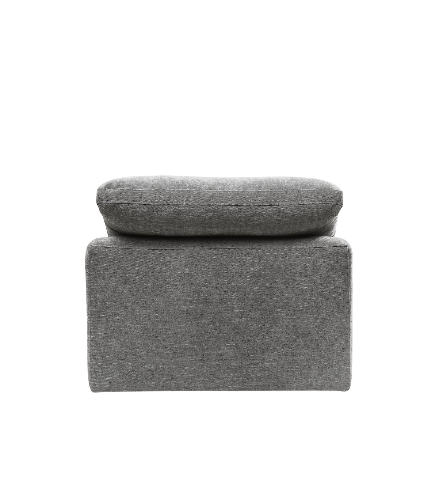 Naveen Gray Linen Modular Sectional Sofa with Ottoman