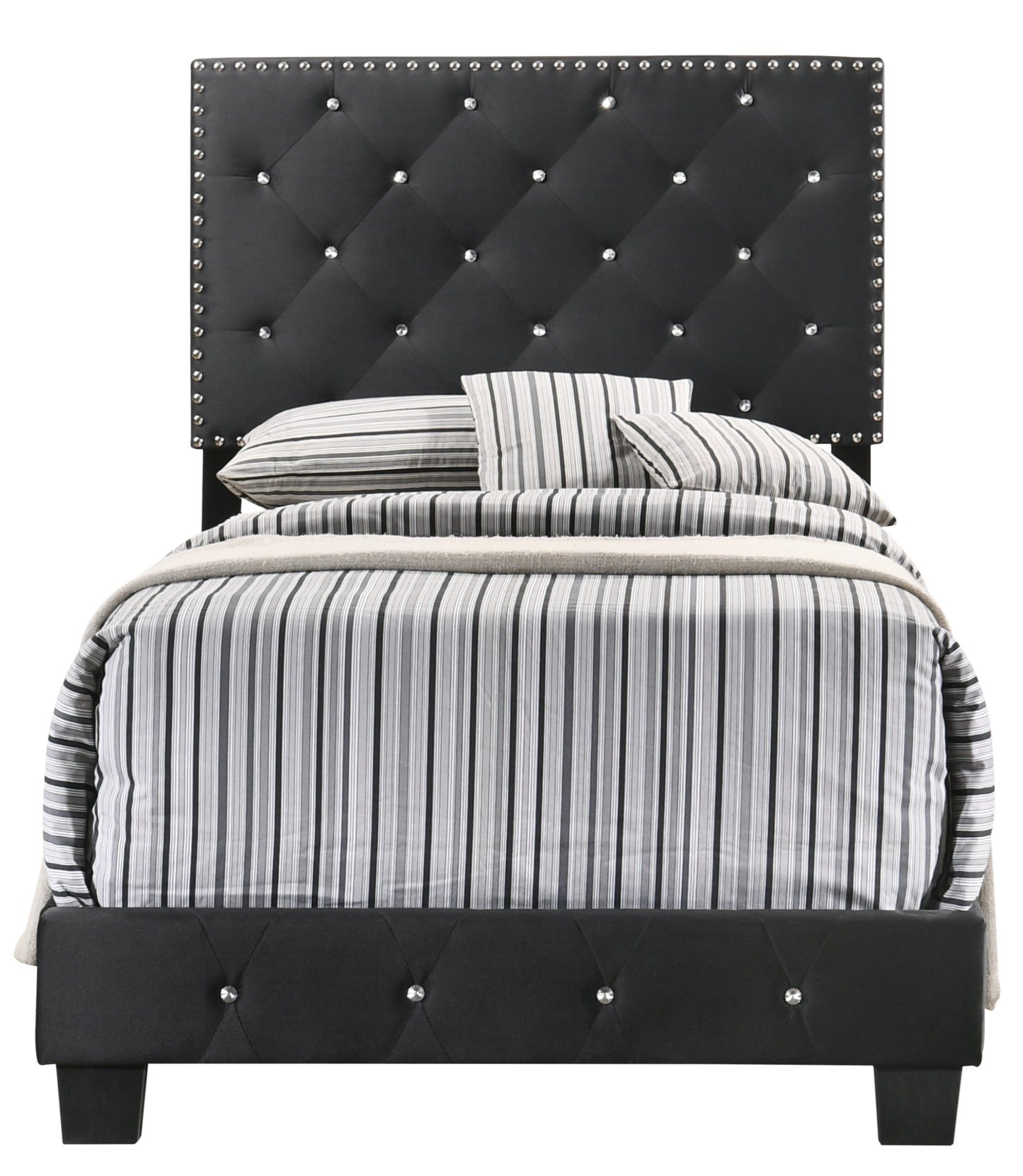 Chic Black Twin Bed For Every Space