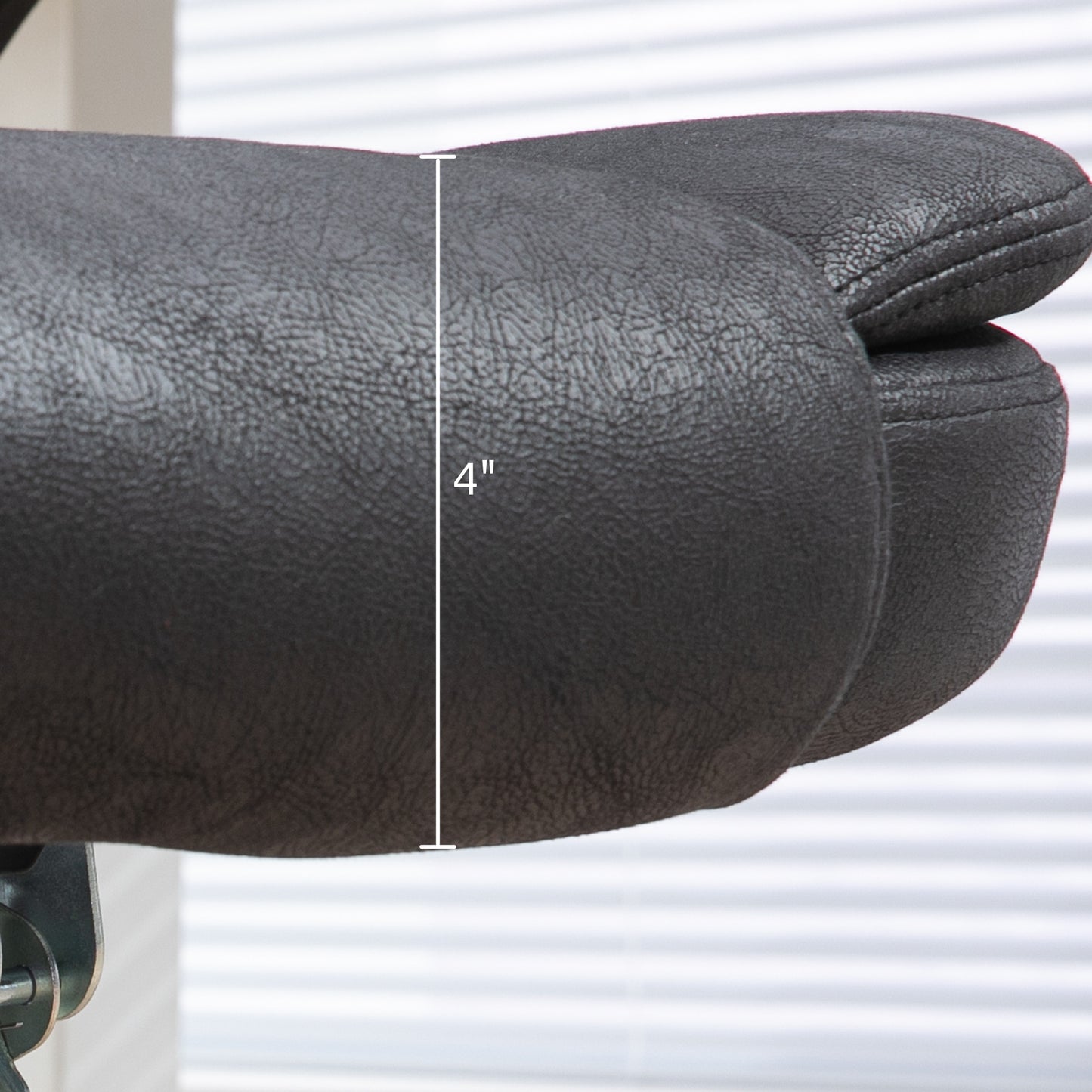 HOMCOM 6 Point Vibrating Massage Office Chair with Lumbar Heat Black