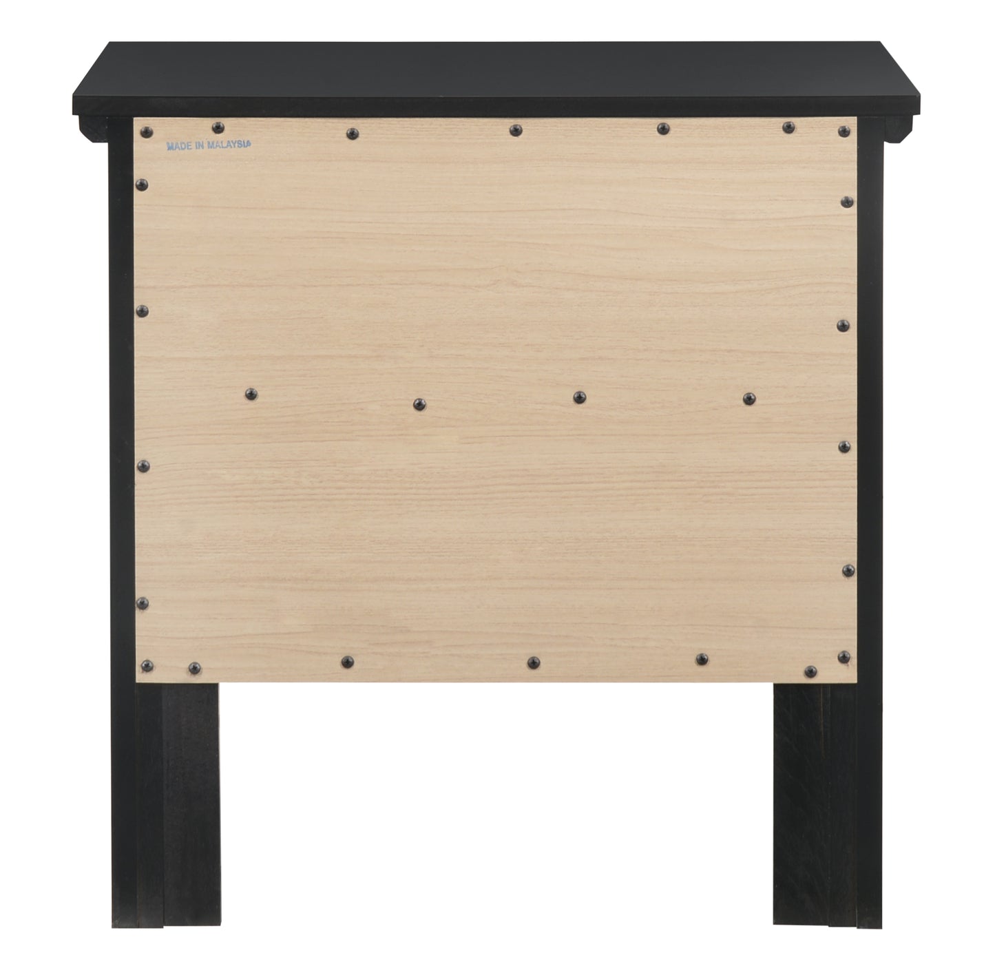 Stylish Transitional Black Nightstand