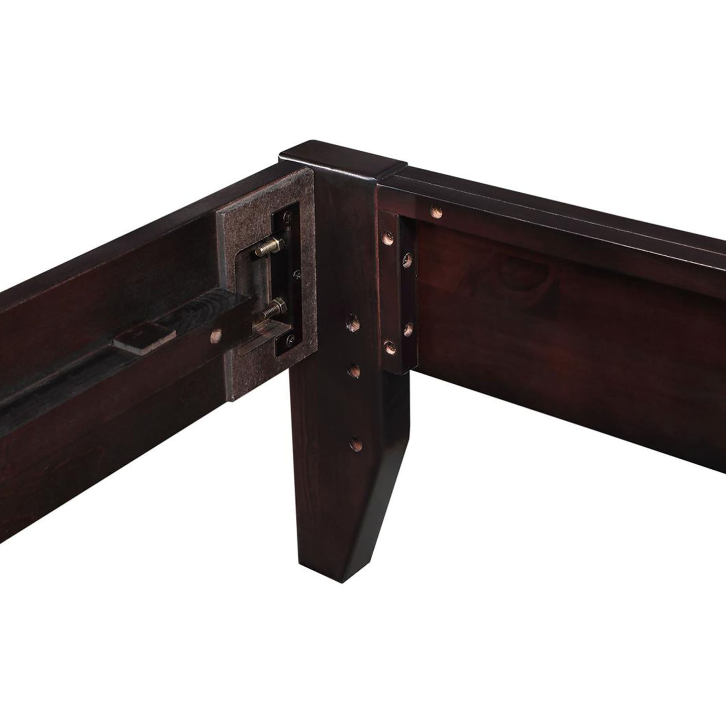 Cappuccino Queen Platform Bed