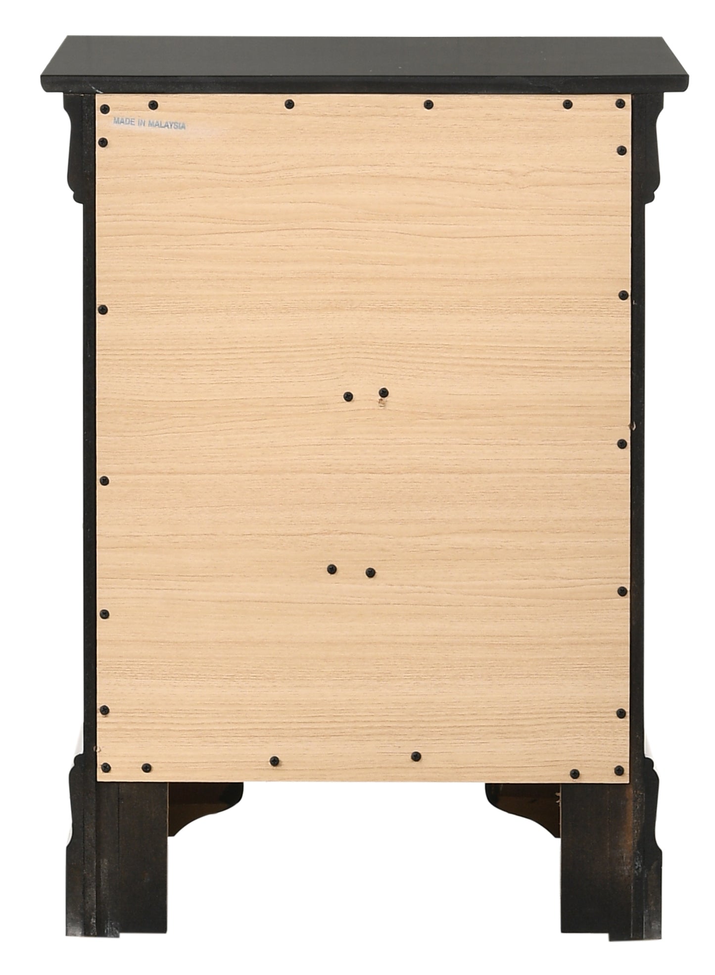 Timeless Black Nightstand With Storage Options