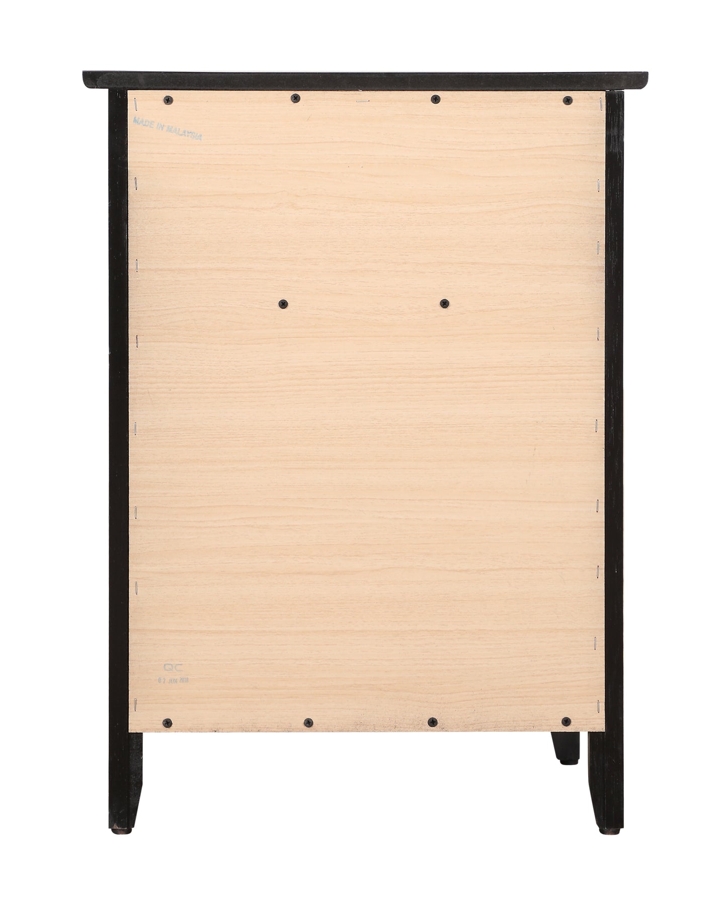 Stylish Transitional Black Nightstand For Bedrooms