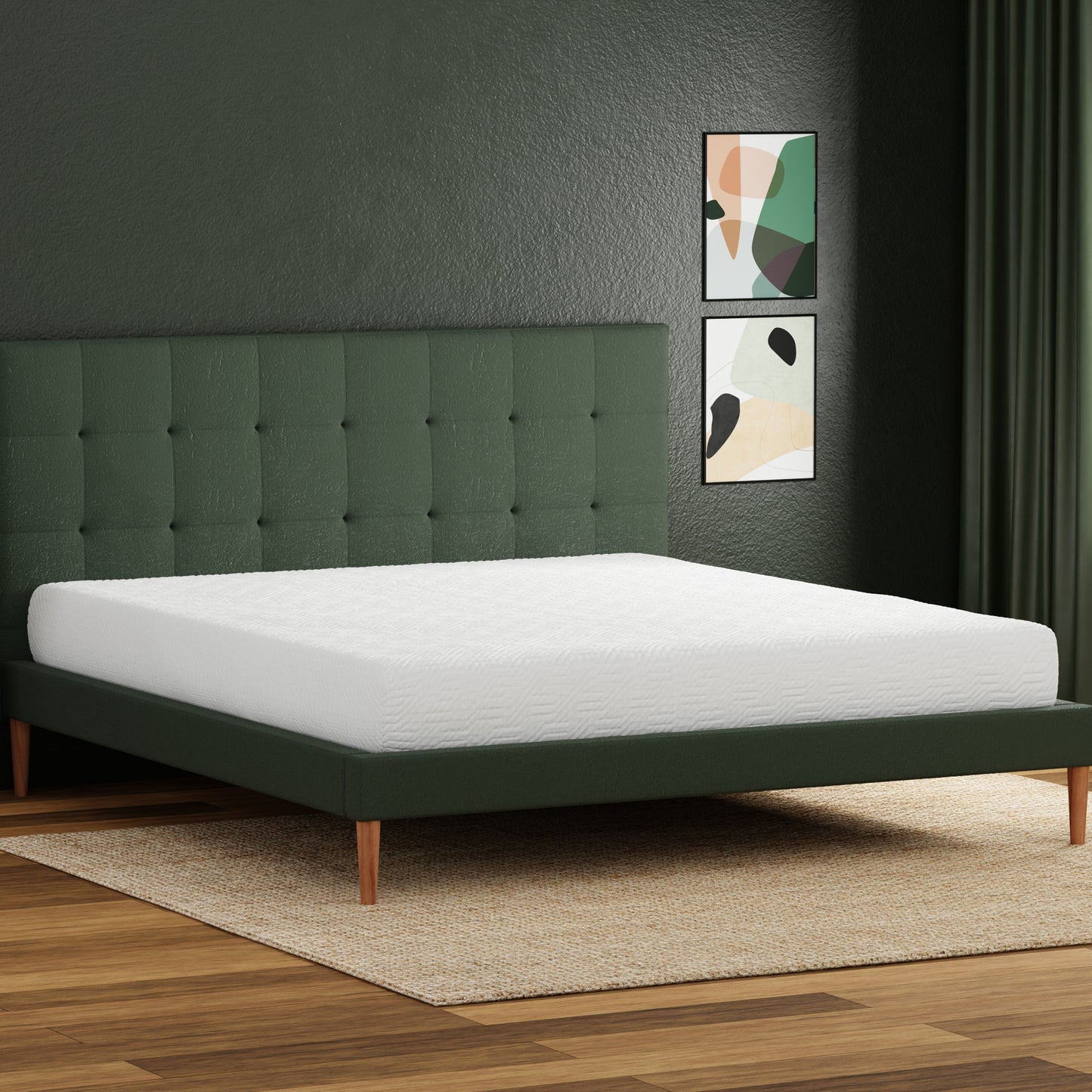 8' Essentials Gel-Infused Memory Foam Mattress Twin