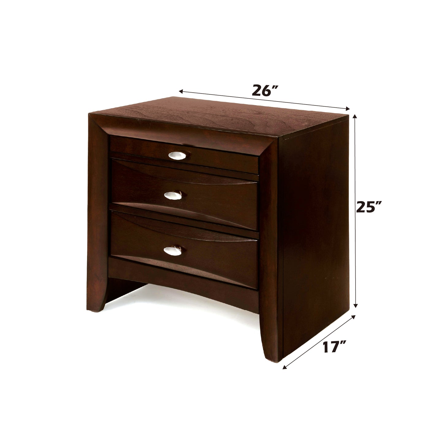 Ireland Espresso Finish Nightstand