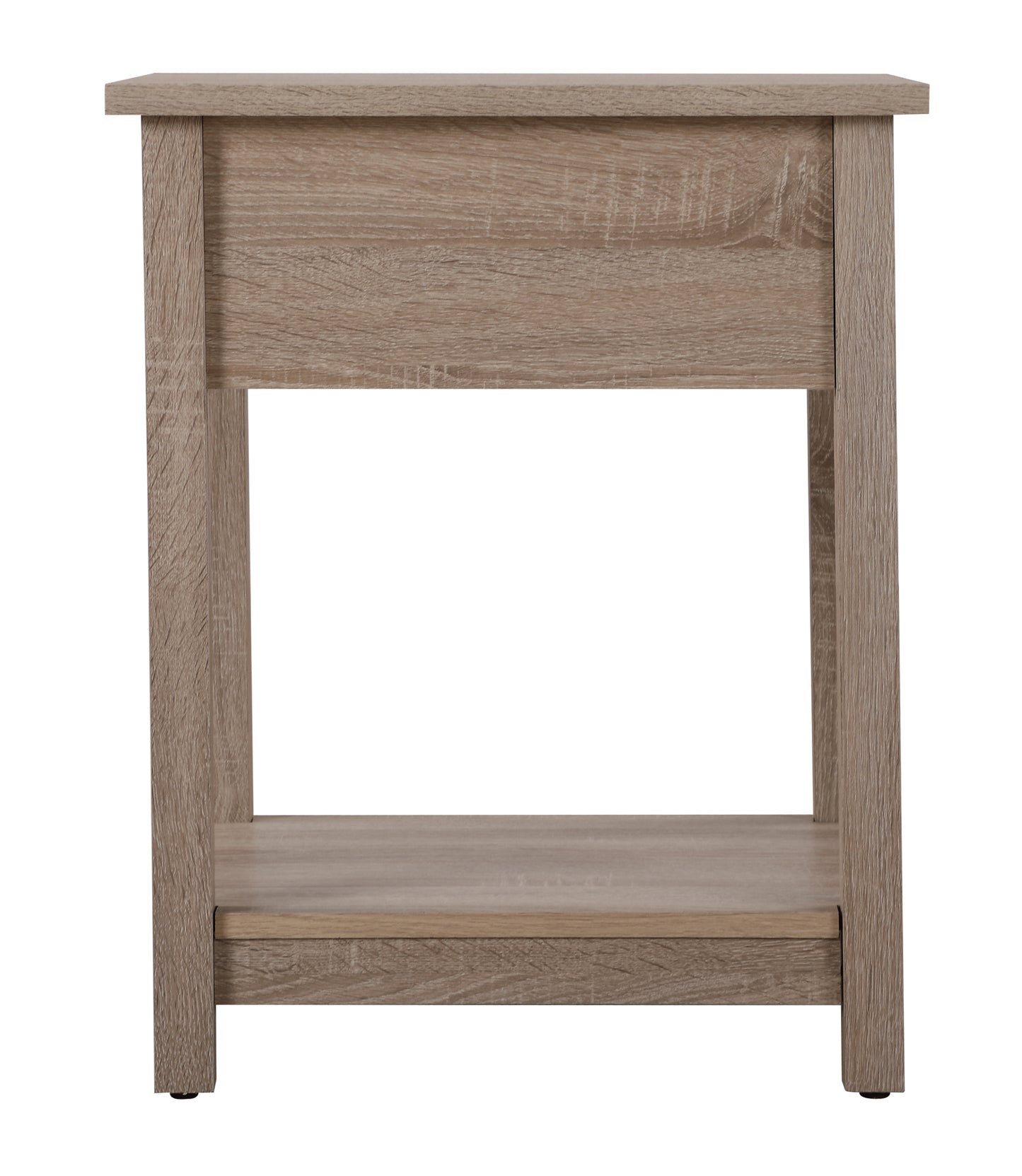 Sleek Contemporary Nightstand In Sandle Wood