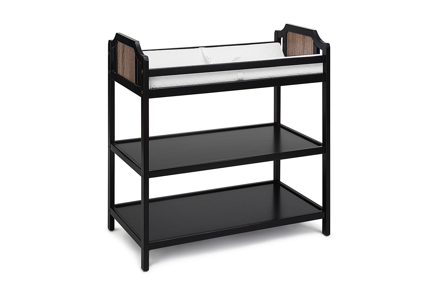 Brees Changing Table Black/Brownstone