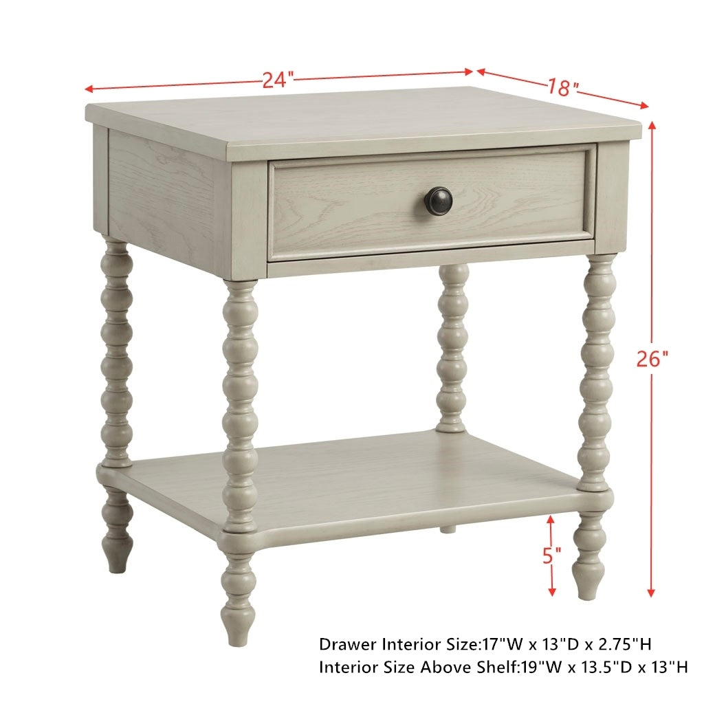 Nightstand Antique Cream See below