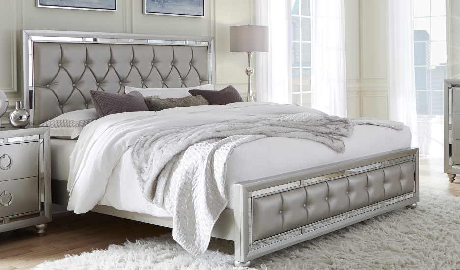 CHLOE GEMSTONE SILVER FULL BED