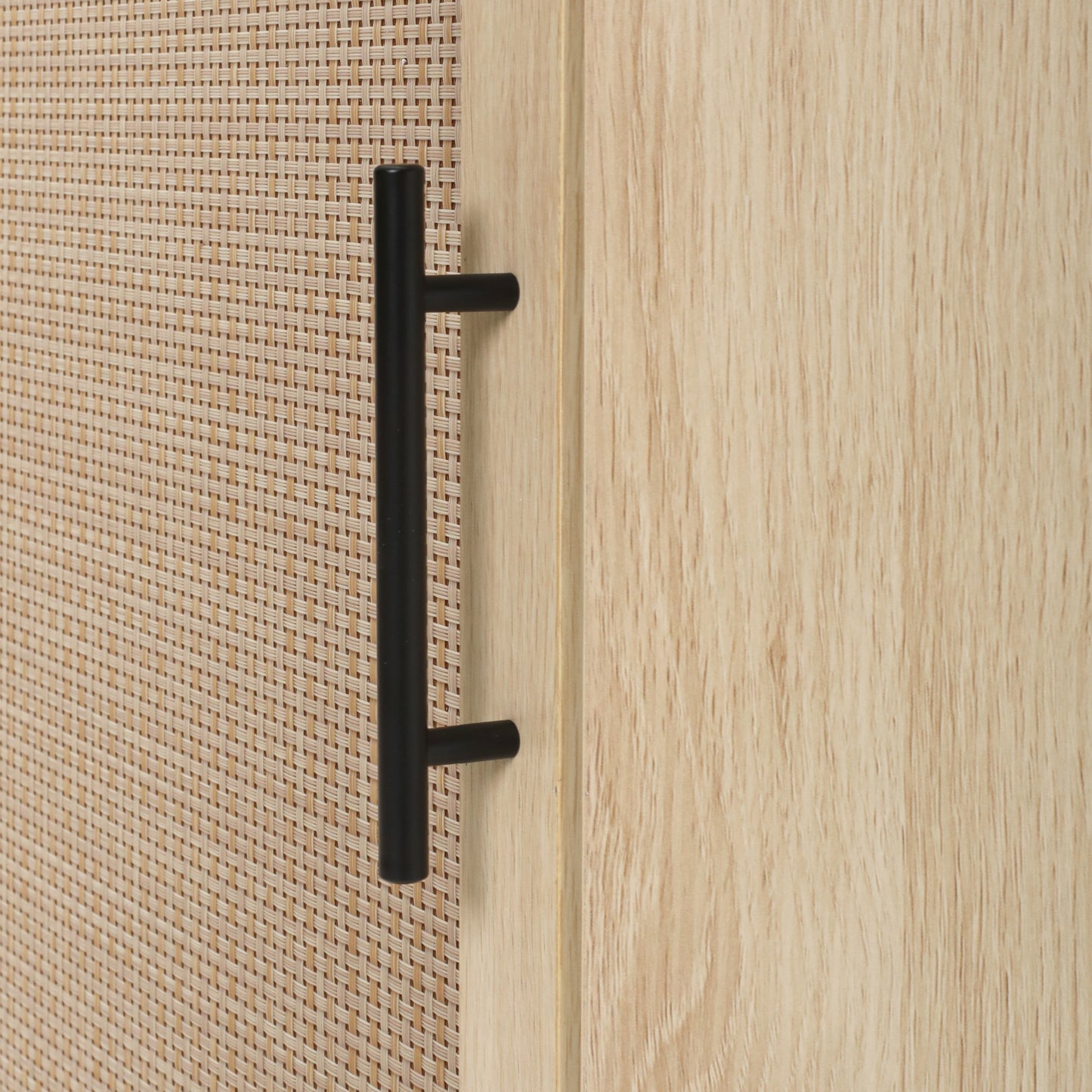 Corner cabinet ,Rattan door,Freestanding Corner Tables For Small Spaces, Corner Shelf Stand For Living Room, Kitchen, Bathroom, Bedroom