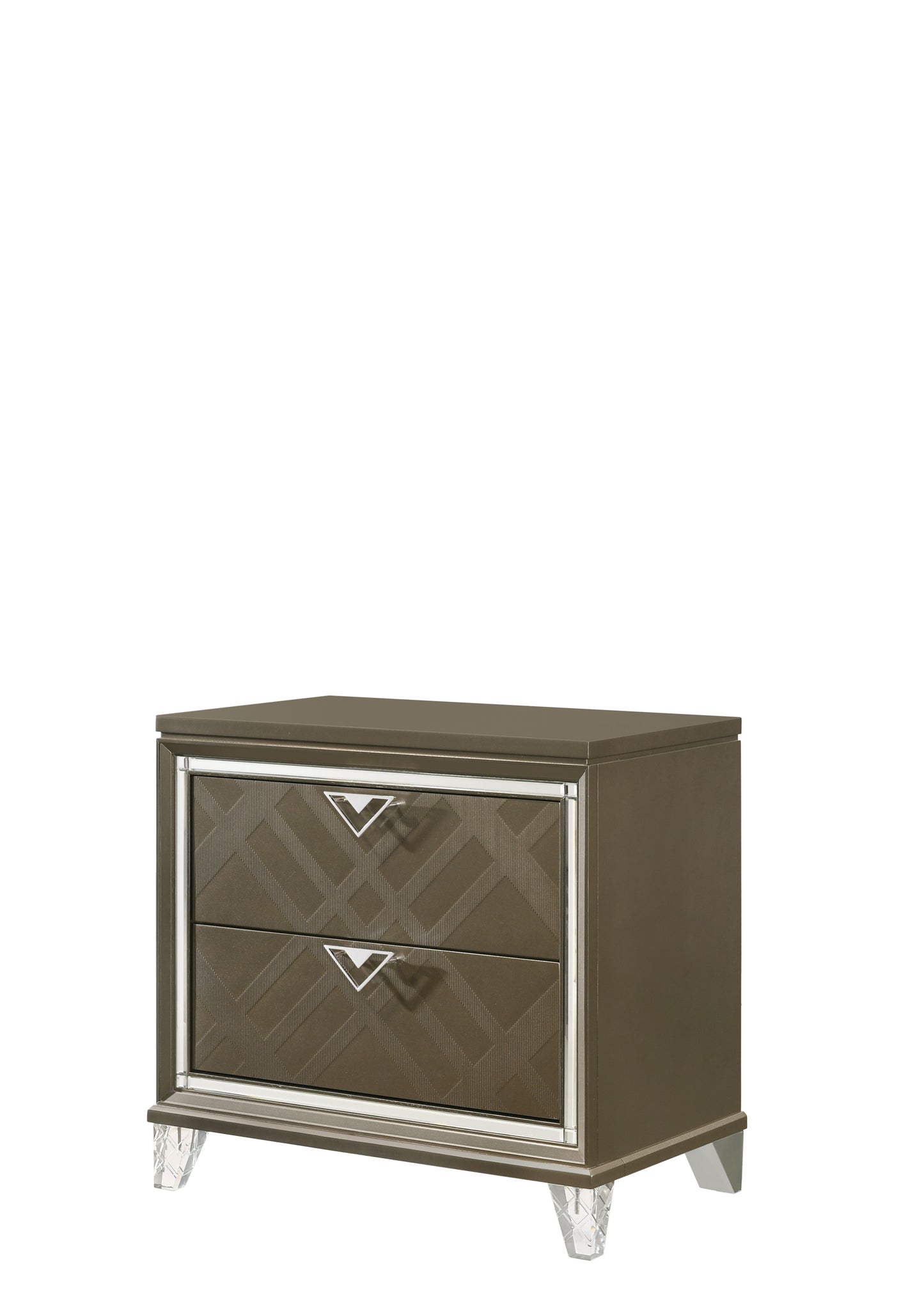 Skylar Dark Champagne Finish Nightstand