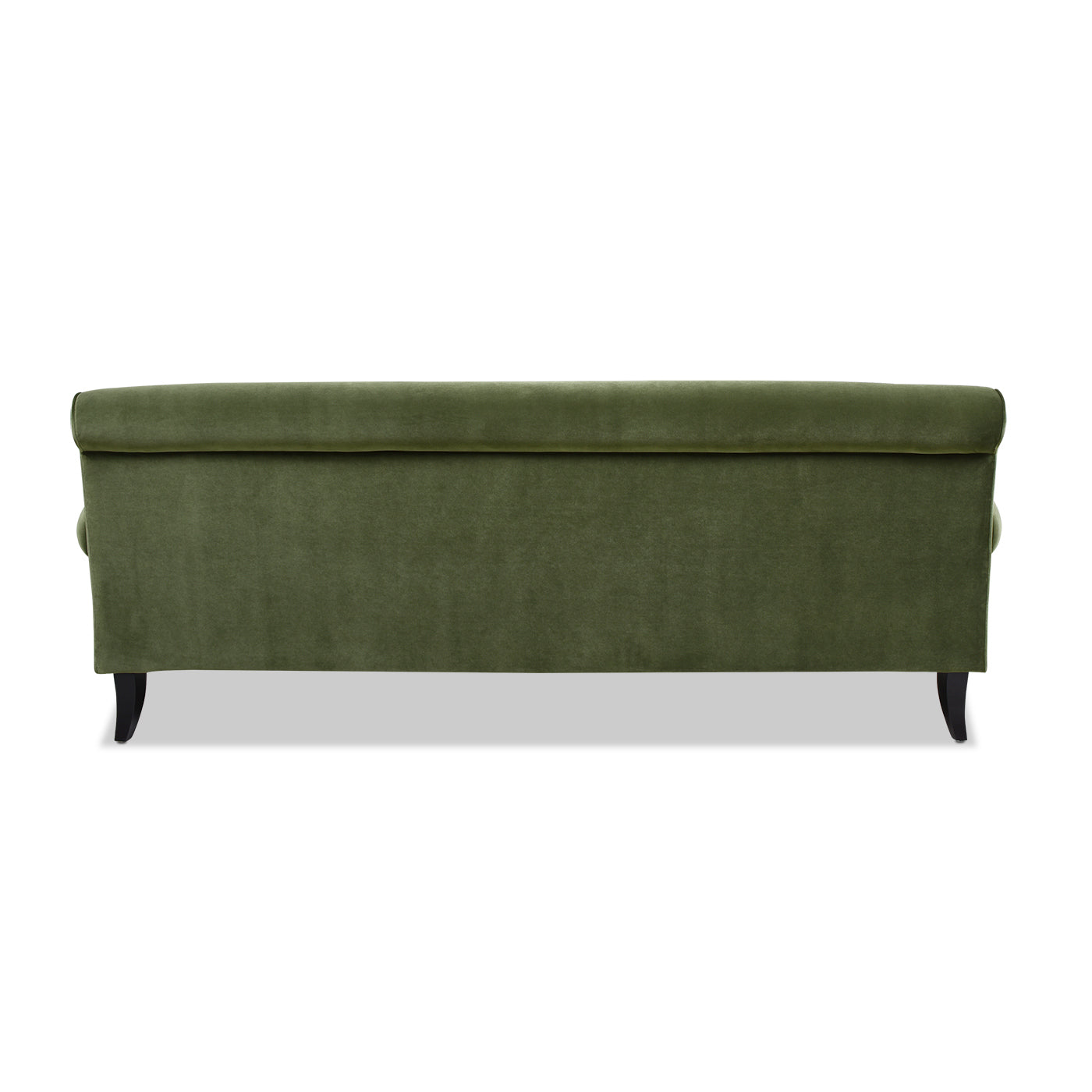 Alana Lawson Three-Cushion Tightback Sofa, Olive Green Performance Velvet