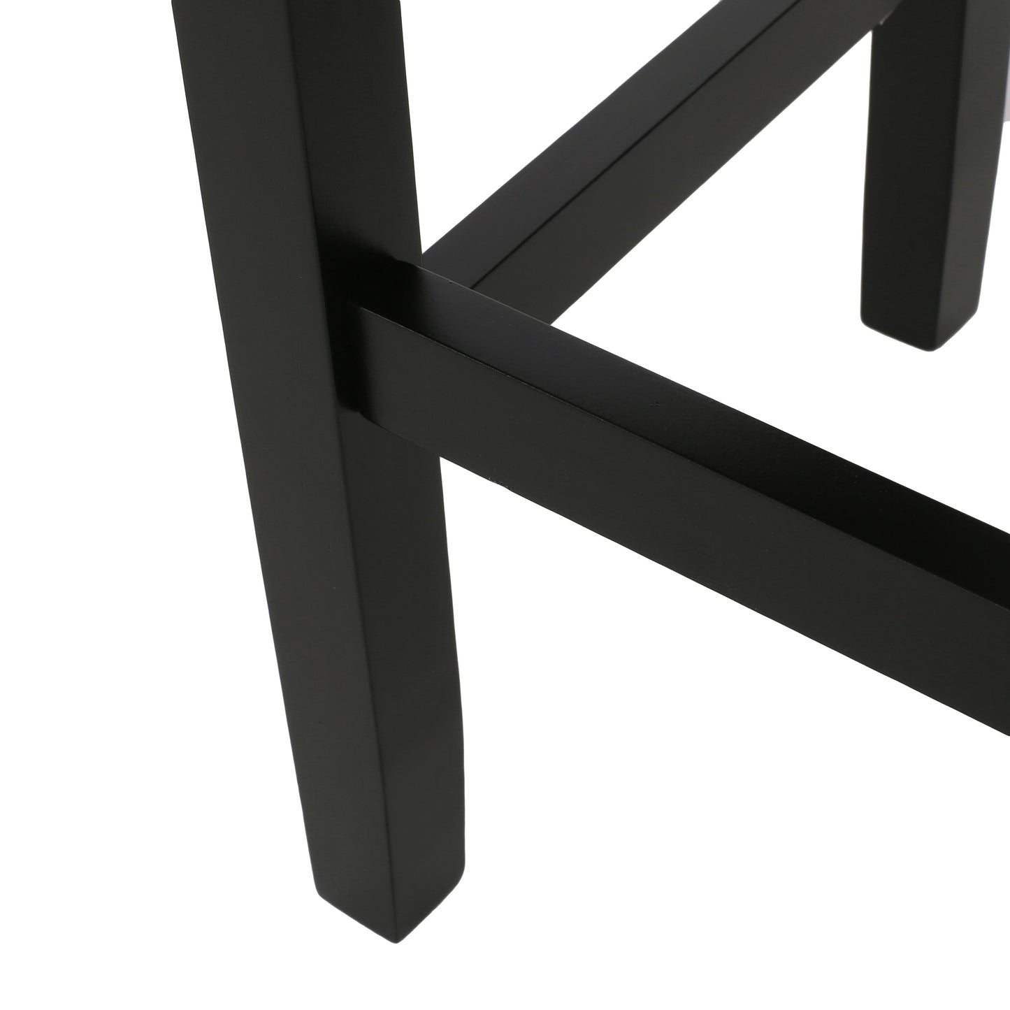 Set of 2, 26.75" Backless Leather Counter Height Barstool, Beige