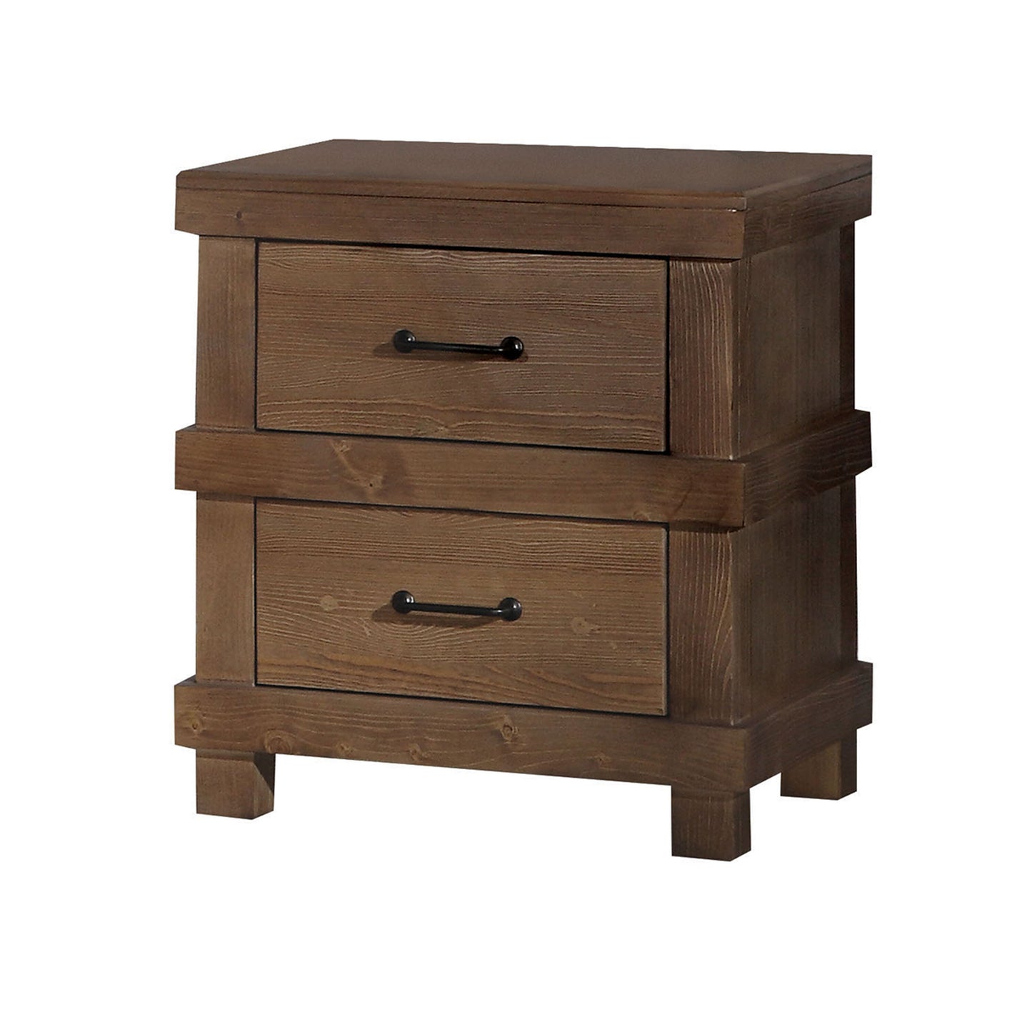Adams Antique Oak Finish Nightstand