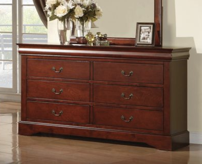 Louis Philippe III Cherry Finish Dresser