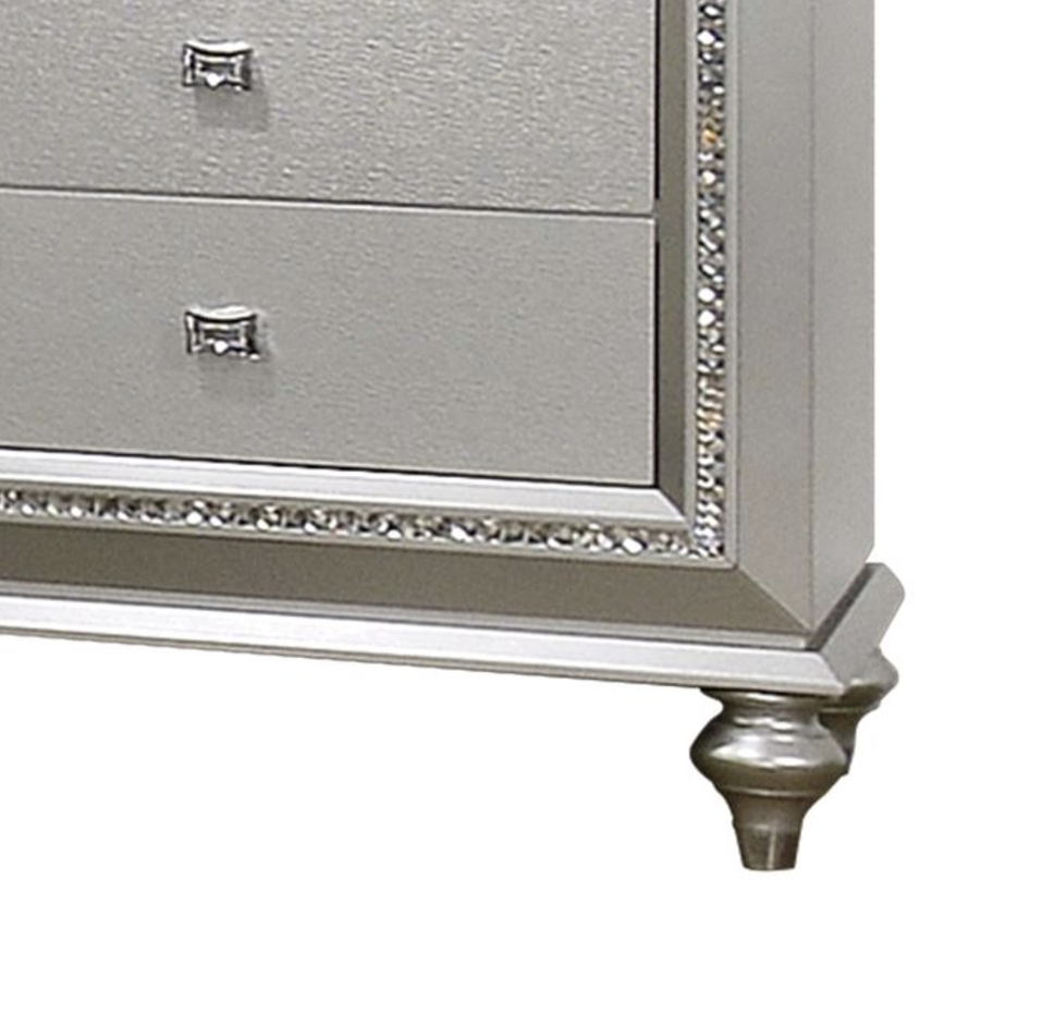 Kaitlyn Champagne Finish Nightstand