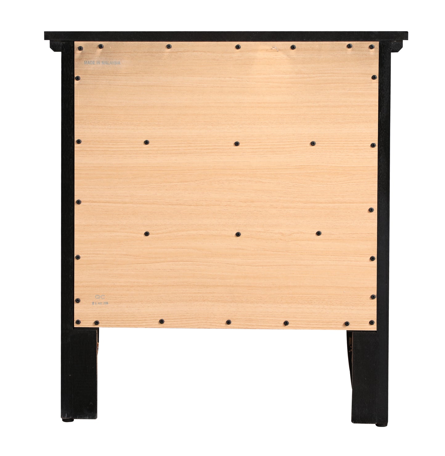 Chic Black Casual Nightstand For Bedrooms