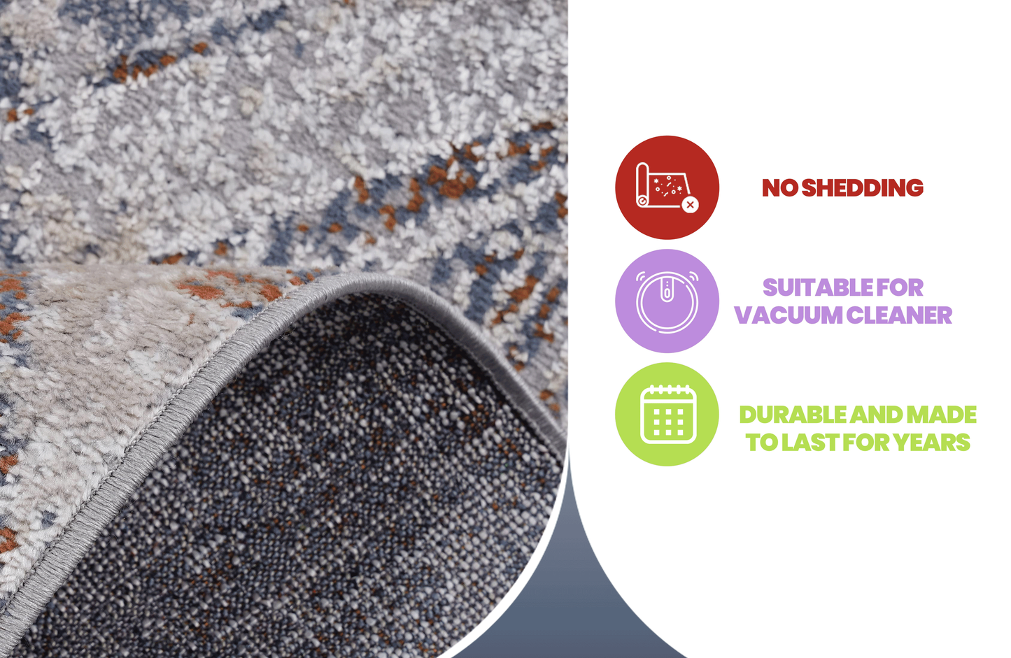 NAAR PAYAS Collection 5X7 Beige /Geometric Non-Shedding Living Room Bedroom Dining Home Office Stylish and Stain Resistant Area Rug