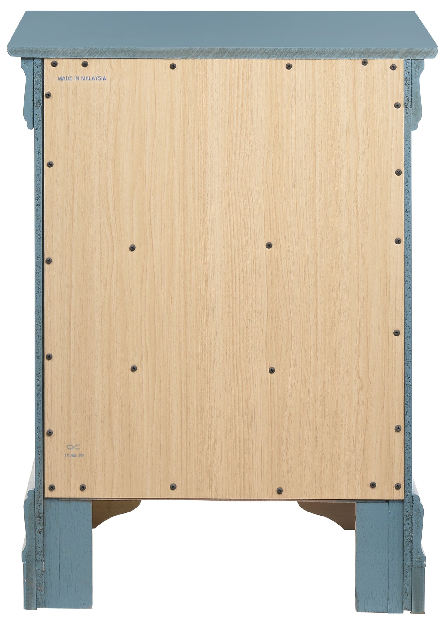 Traditional Teal Bedroom Nightstand