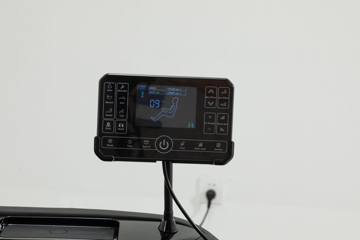 Full Body Massage Chair Zero Gravity Foot Rollers Back Heating LCD Touch Screen SL Track