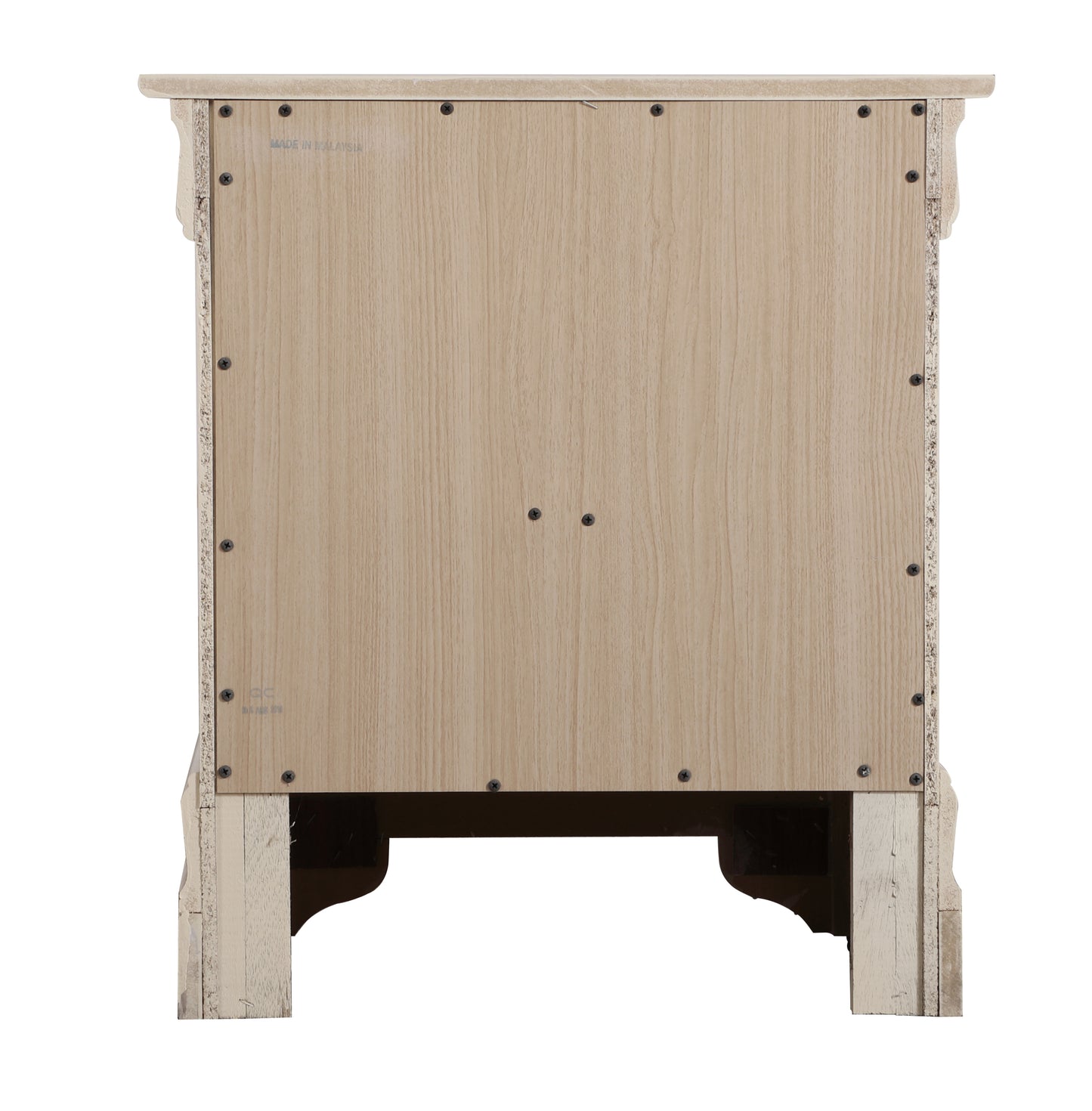 Elegant Beige Nightstand With Classic Design