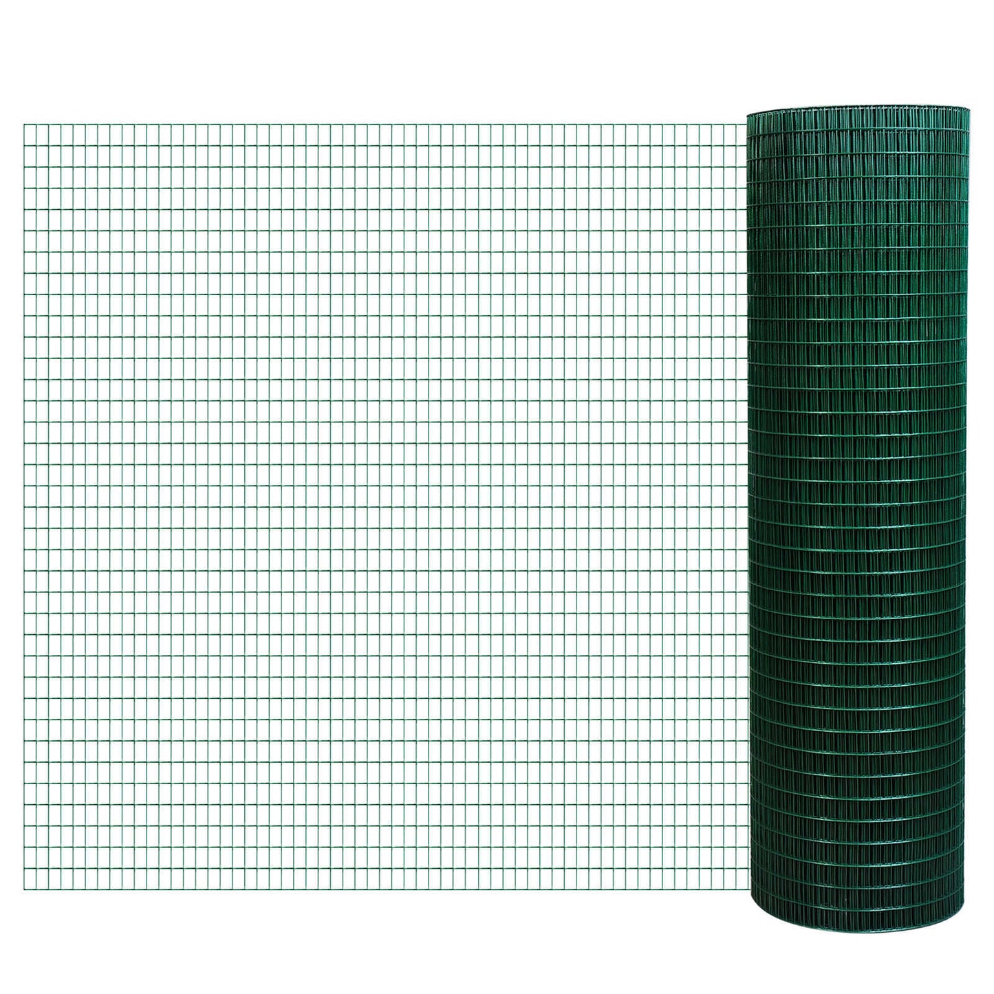 PawHut 98' L x 35.5' H Hardware Cloth, 1/2 x 1 Inch Wire Mesh Fence Netting Roll for Aviary, Chicken Coop, Rabbit Hutch, Animal, Garden Protection
