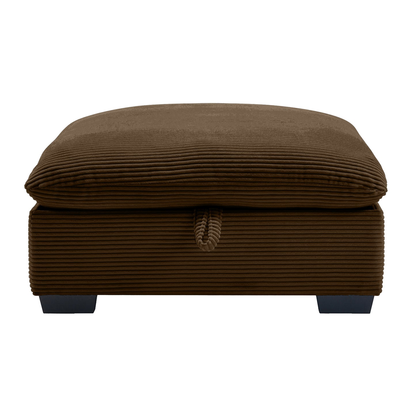 Corduroy Fabric Ottomans Footrest to Combine with 2 Seater Sofa, 3 Seater Sofa and 4 Seater Sofa, Brown Corduroy