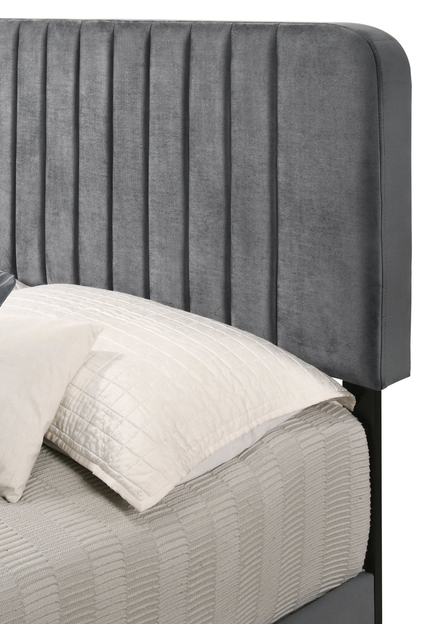 Contemporary Gray Queen Size Bed For Comfort