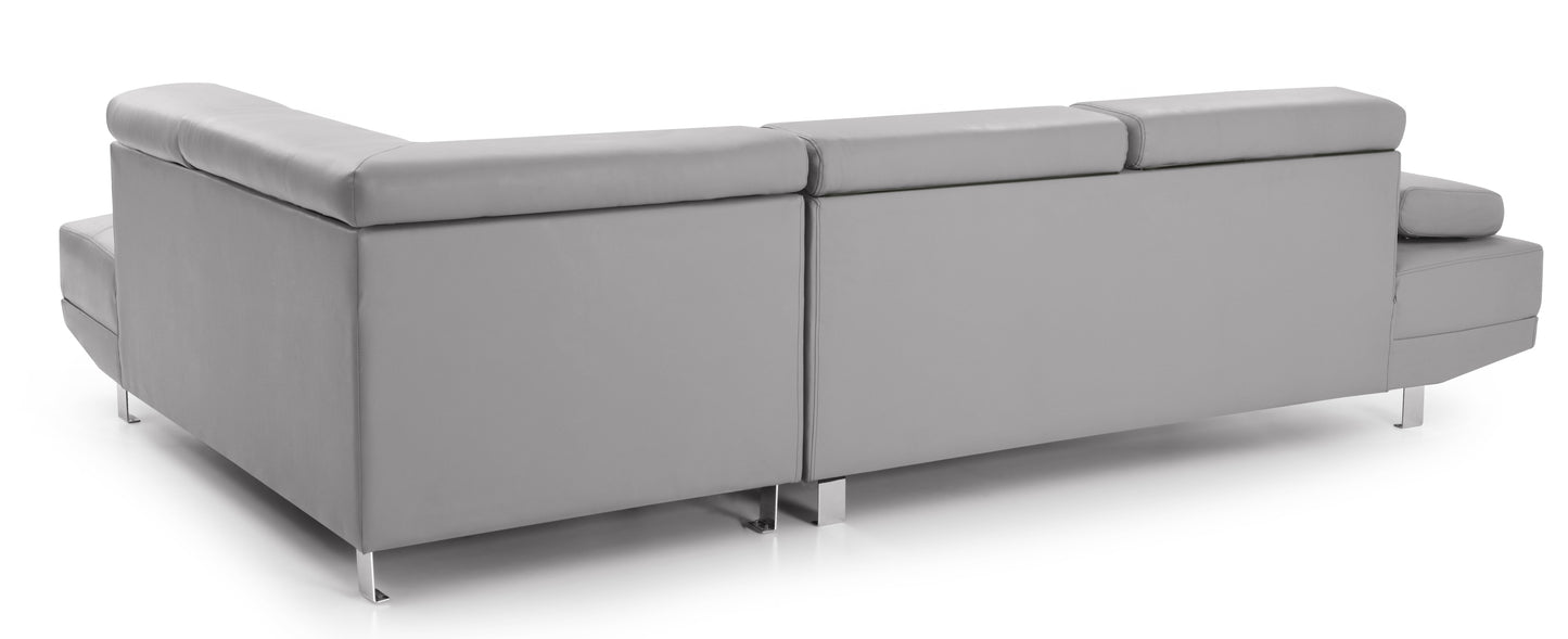 Glory Furniture Riveredge G452-SC Sectional ( 2 Boxes) , GRAY