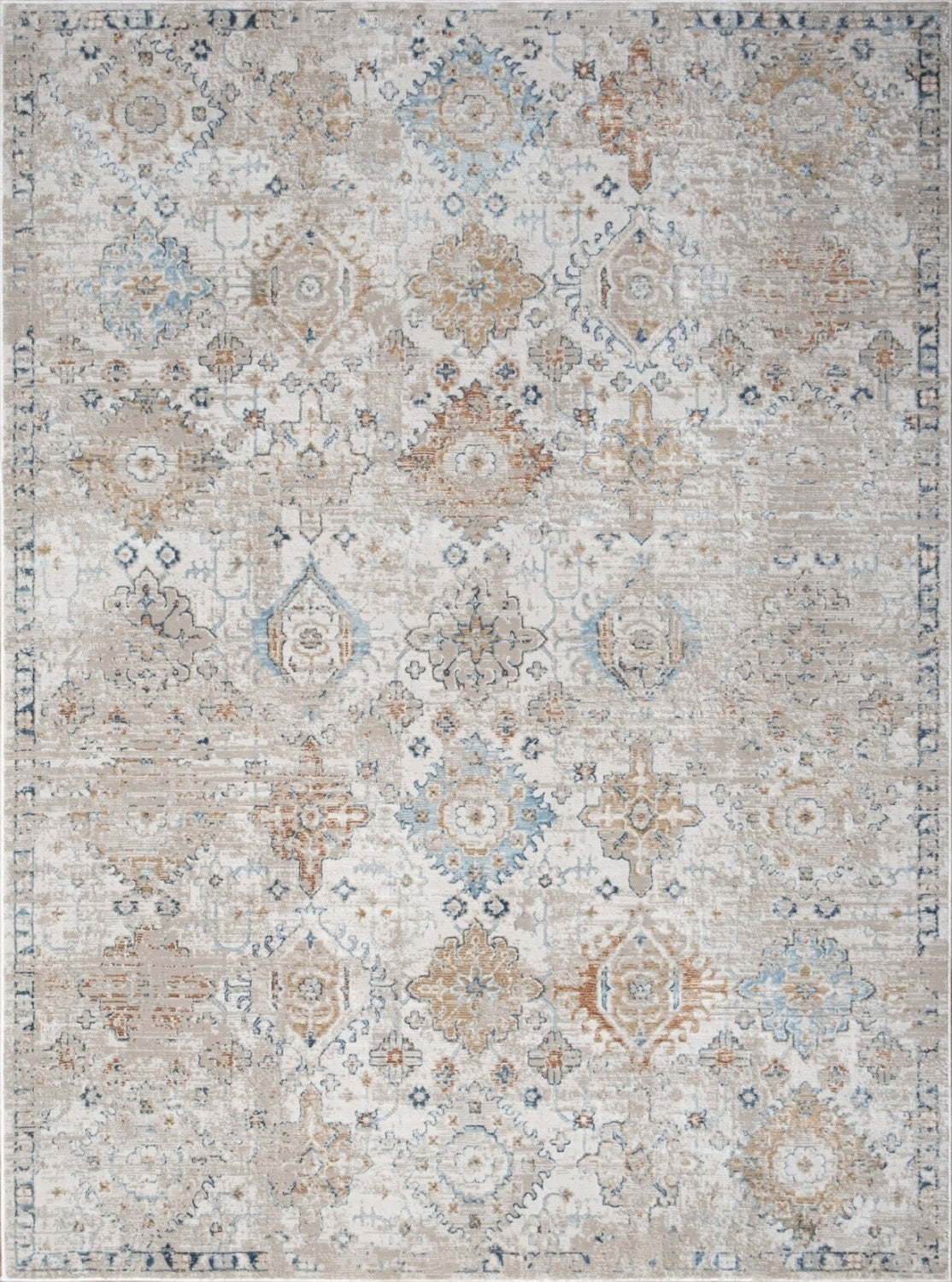 Noble GC_GEN7006 Ivory 5 ft. 3 in. x 7 ft. 3 in. Area Rug