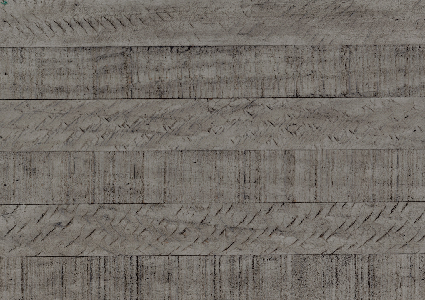 White and Gray Finish 1pc Bedroom Dresser of 7 Drawers Classic Design Wooden Furniture