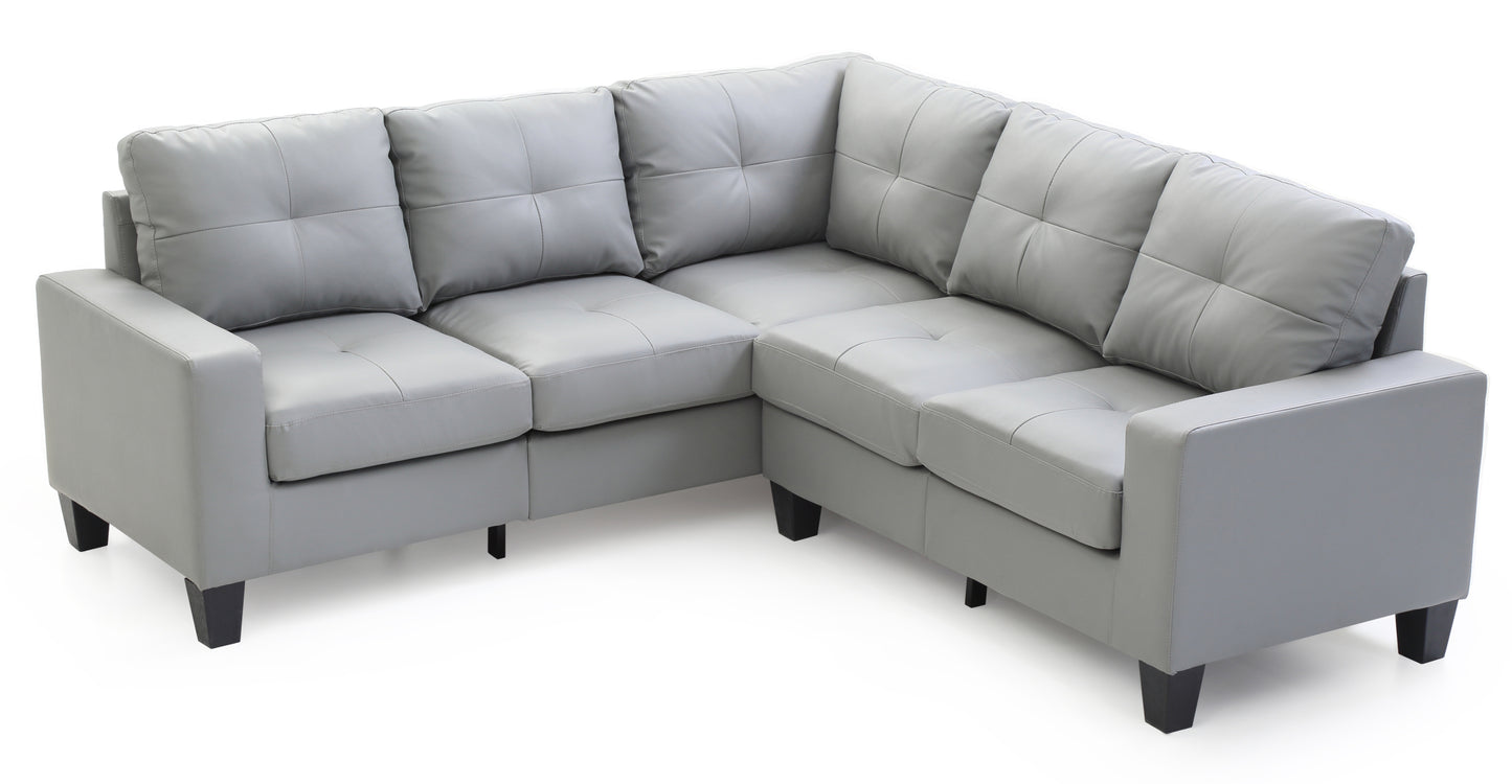 Glory Furniture Newbury Sectional , GRAY G461B-SC