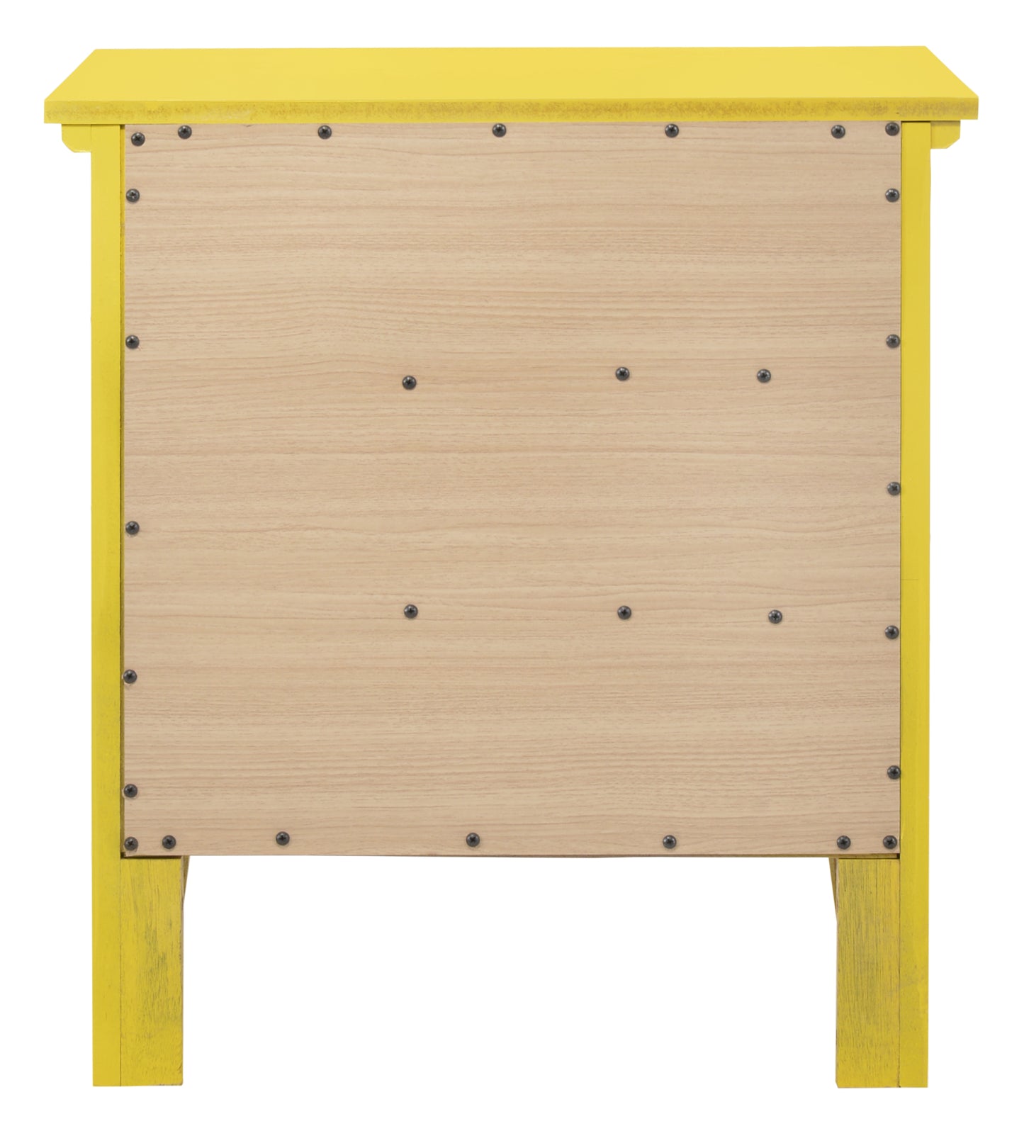 Vibrant Casual Yellow Nightstand