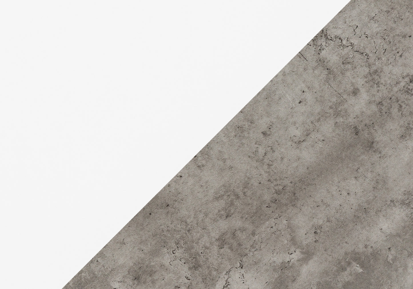 Computer Desk, Home Office, Laptop, Left, Right Set-up, Storage Drawers, 48"l, Work, White And Concrete Laminate, White Metal, Contemporary, Modern