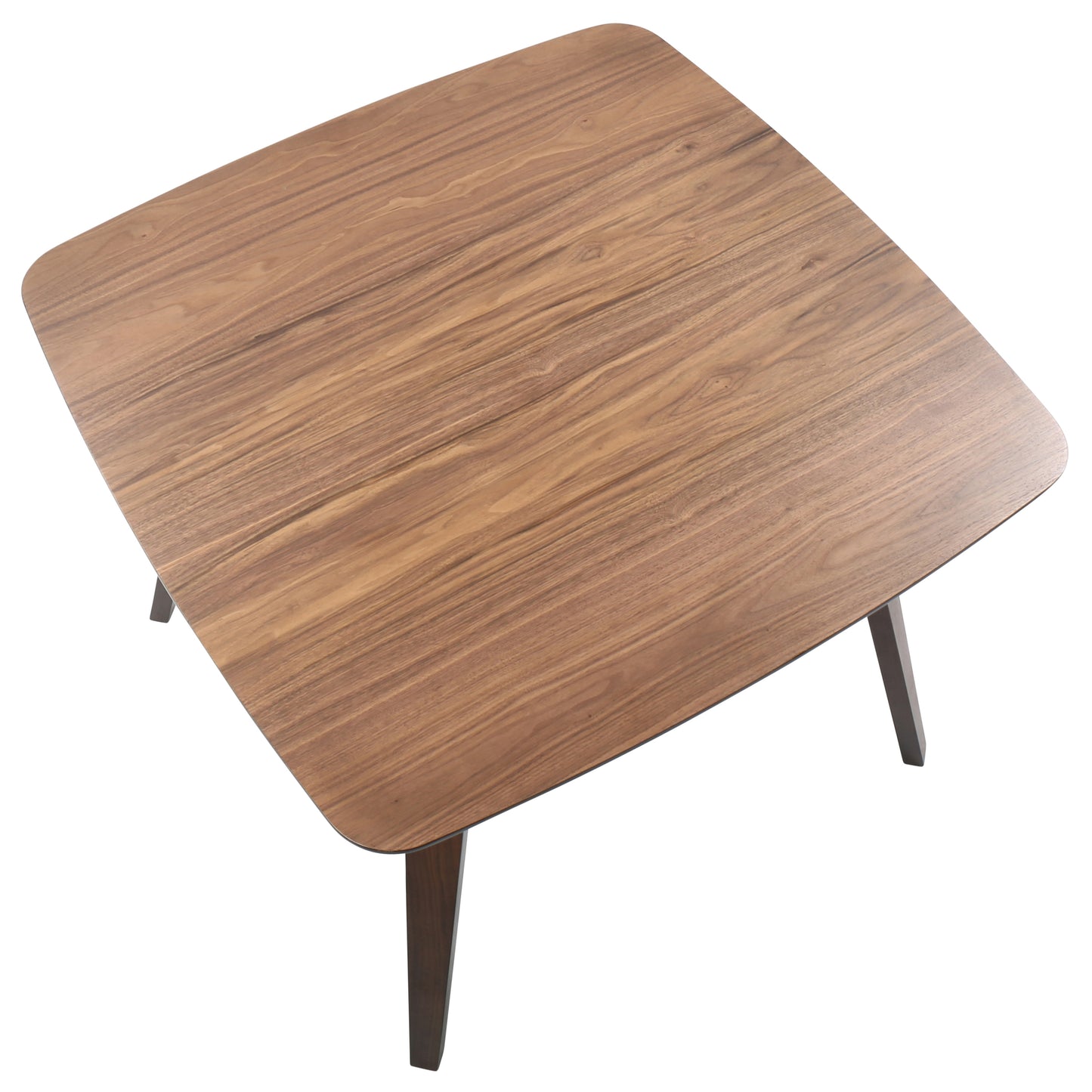 Folia Mid-Century Modern Dinette Table in Walnut by LumiSource
