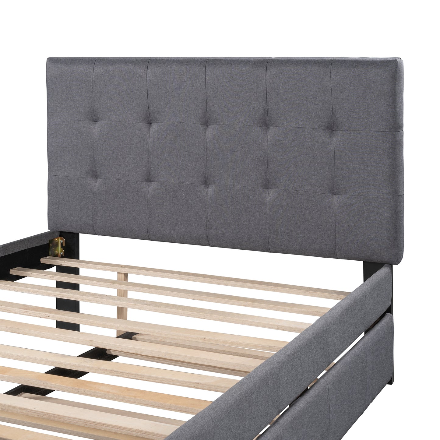 Ulpholstery Bed (Trundle and Rails)