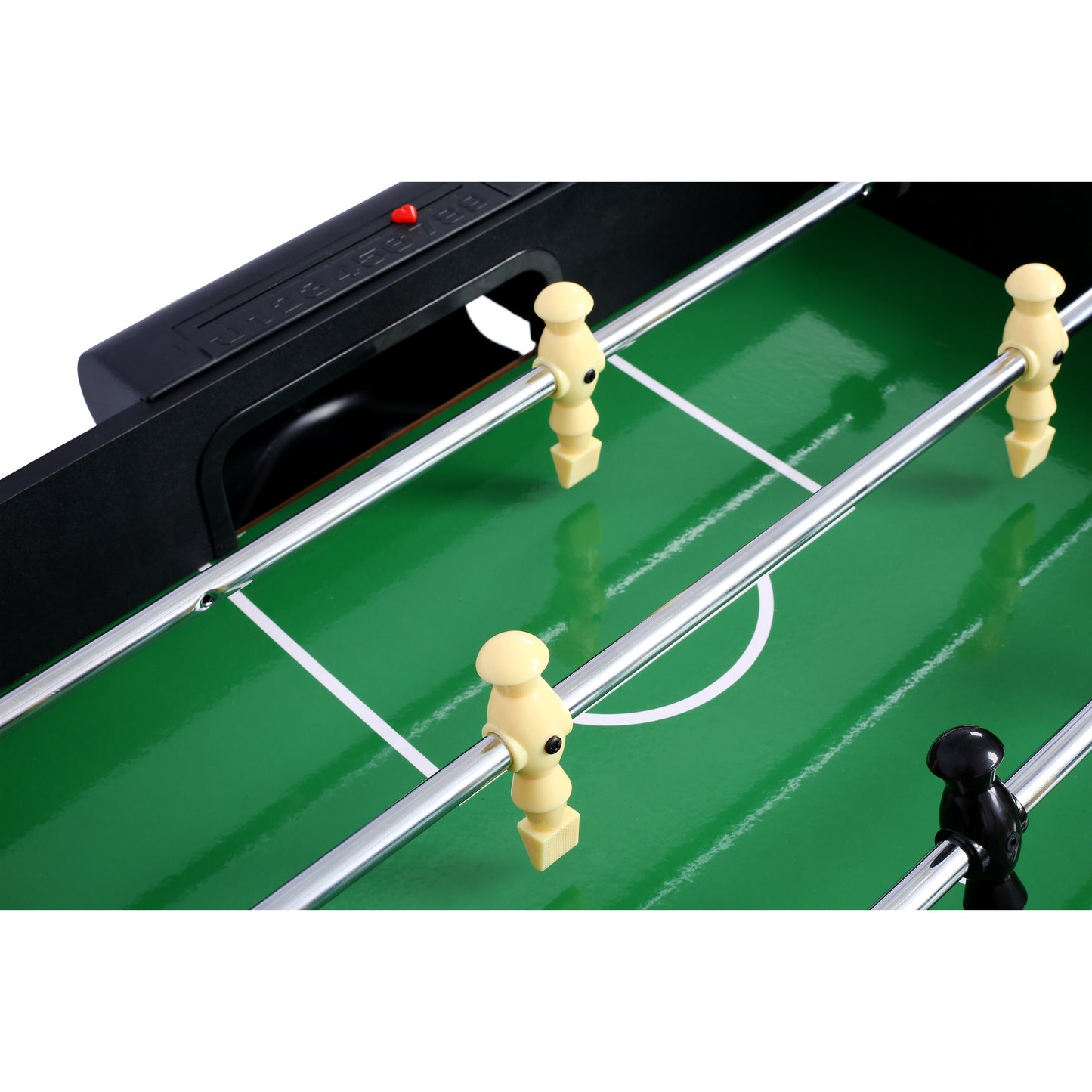 5-in-1 Multi-Game Table - Billiards, Push Hockey, Foosball, Ping Pong, and Basketball black/blue