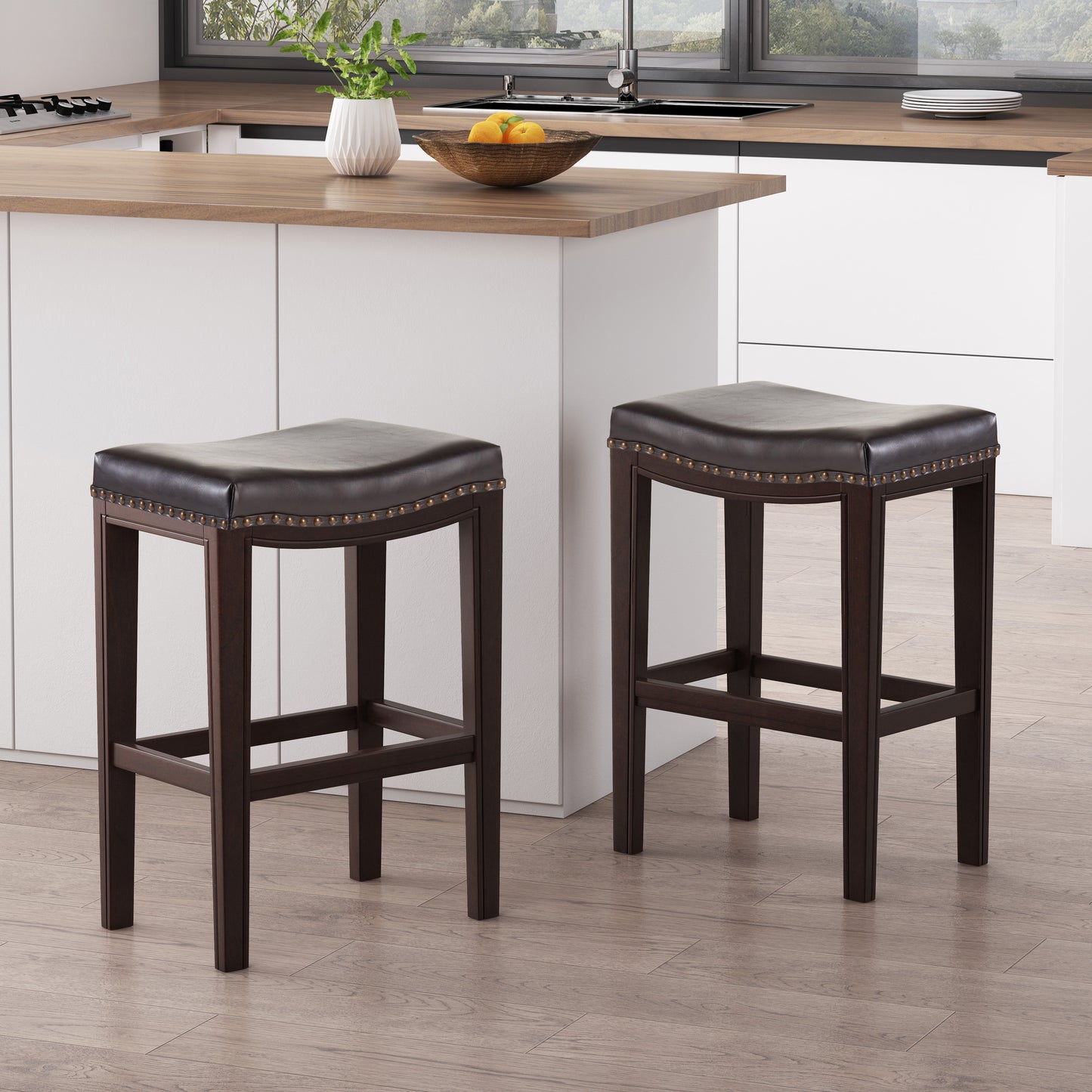 TIFFIN STUDDED COUNTERSTOOL(set of 2)