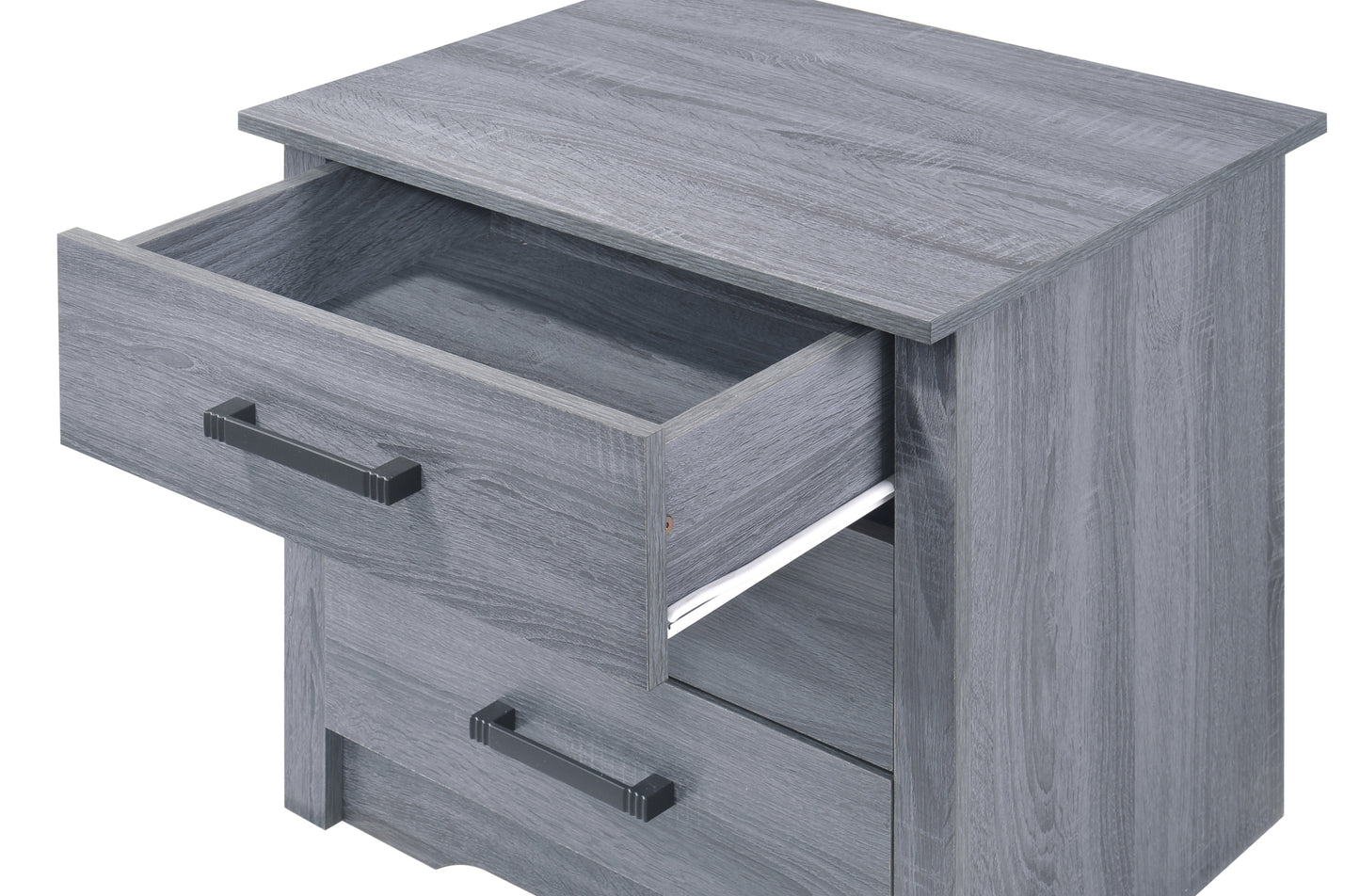 Contemporary Gray Nightstand