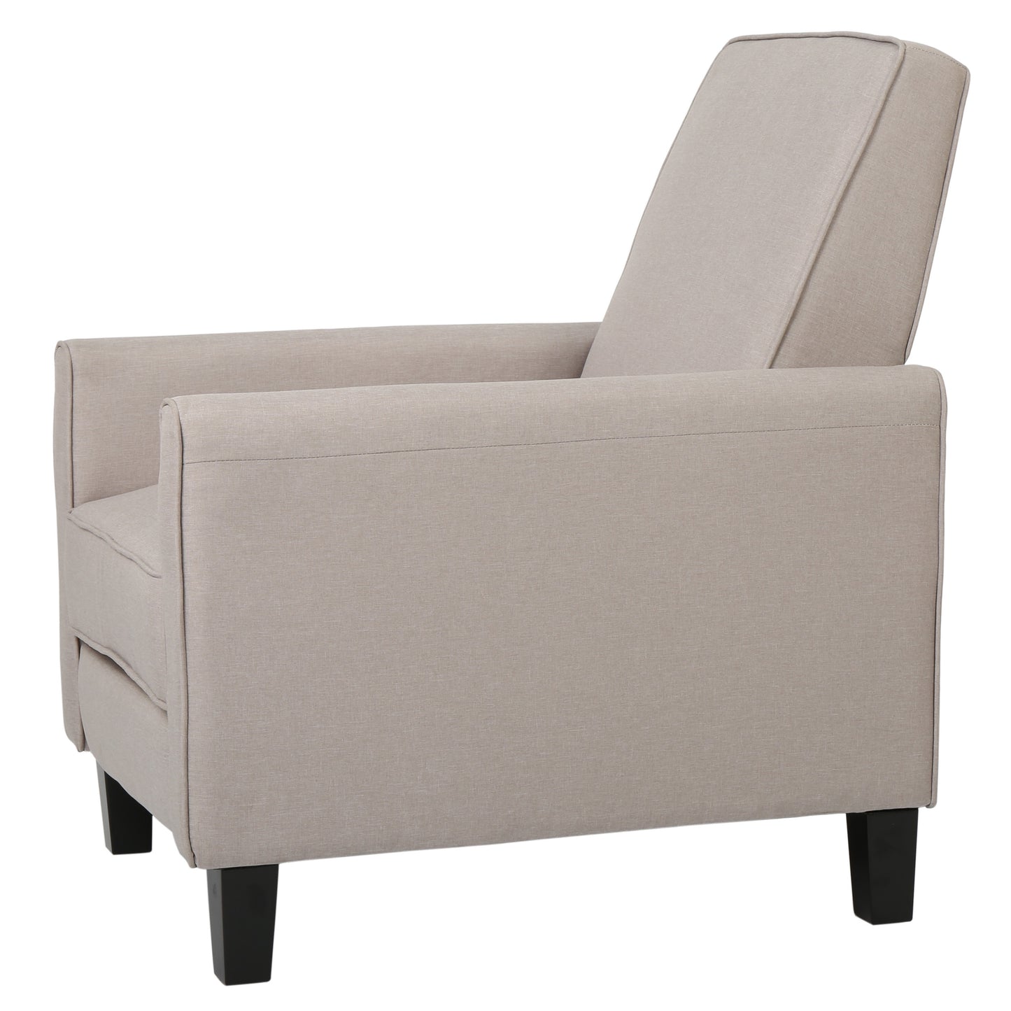 Recliner Push Back Chair for Elegant Home Décor Beige