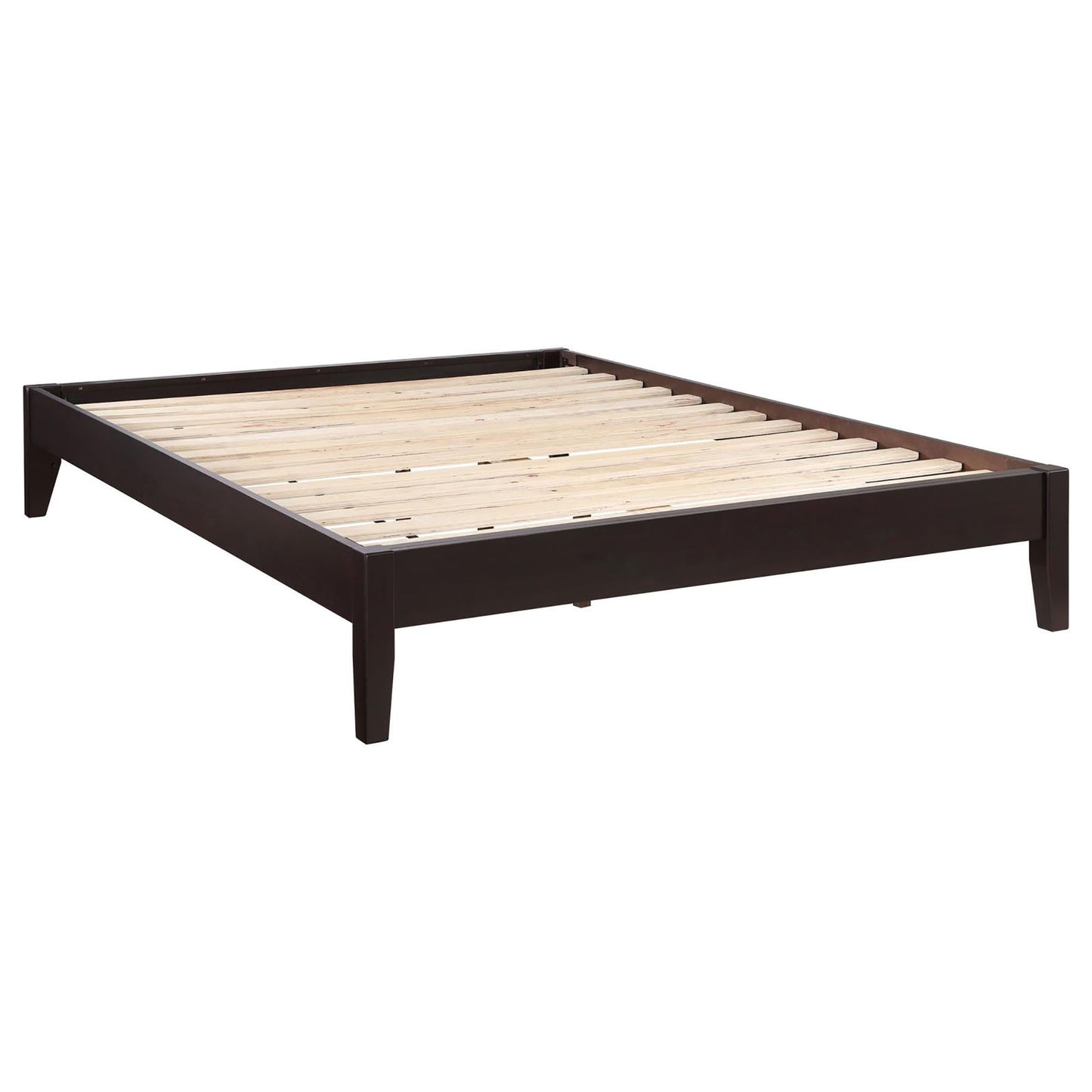 Cappuccino Queen Platform Bed