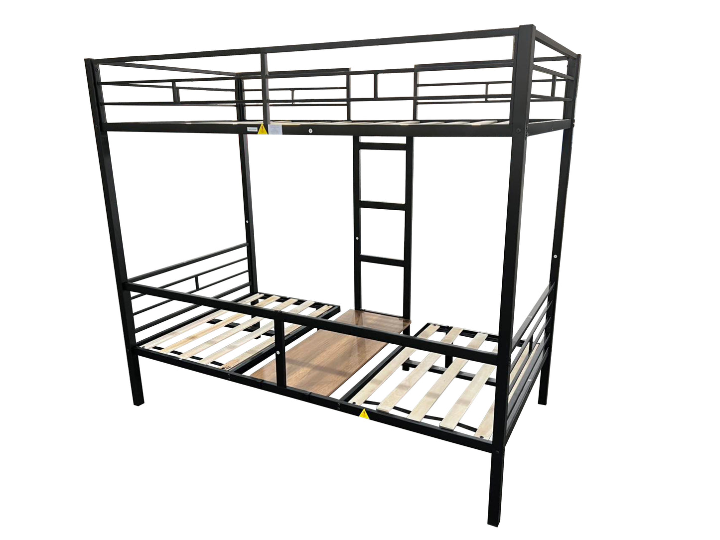 Twin Size Loft Bed with Table Sets Transformable to Twin over Twin Bunk