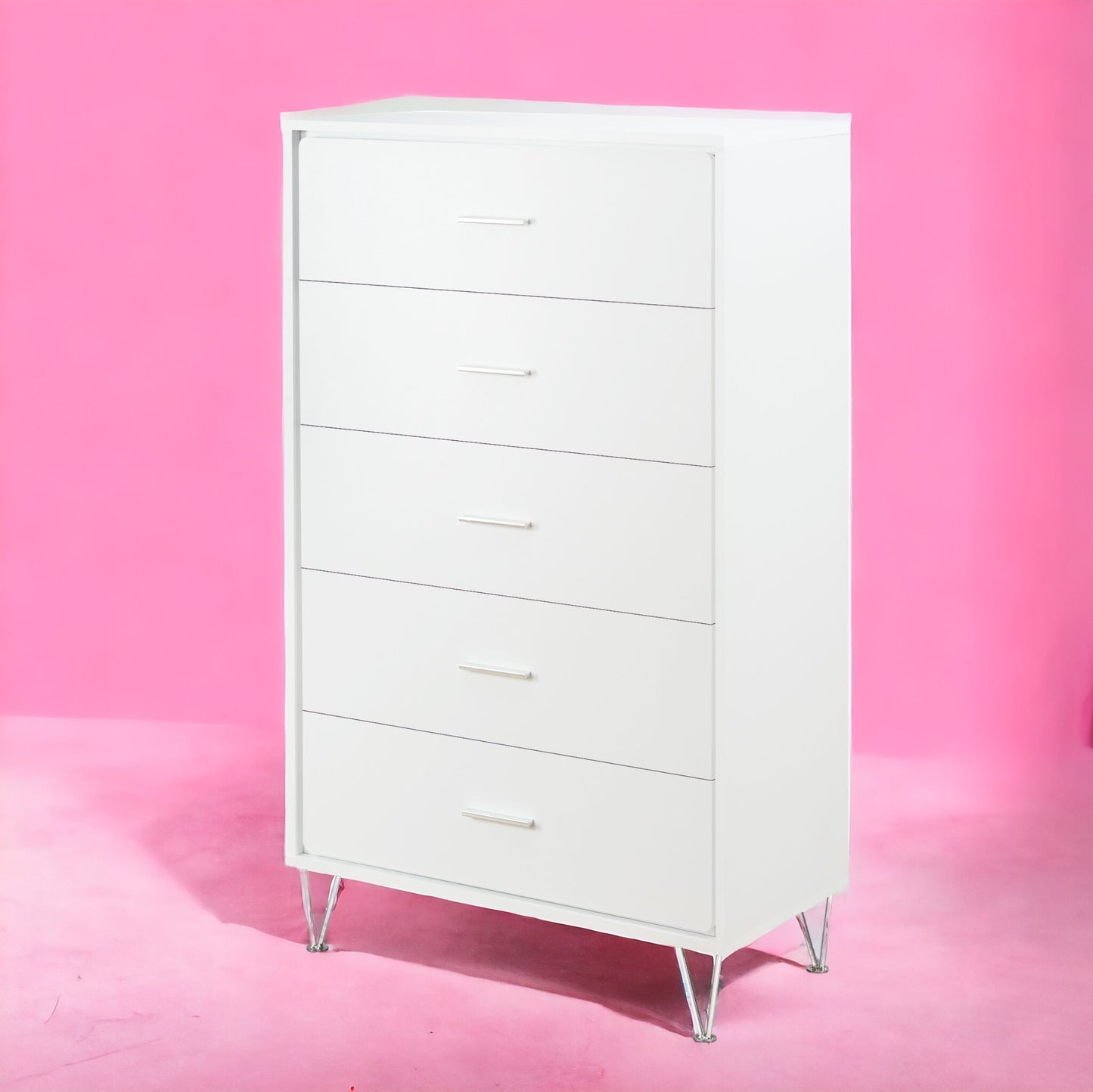 Deoss White Finish Chest