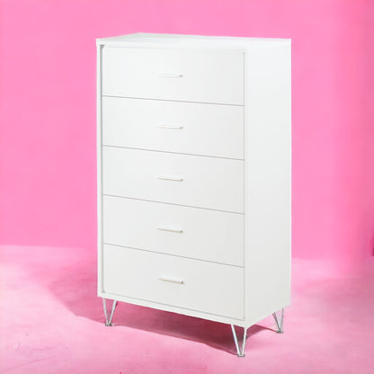 Deoss White Finish Chest