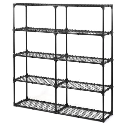 5-SHELF WIRE RACK WITH COVER (2PACK)