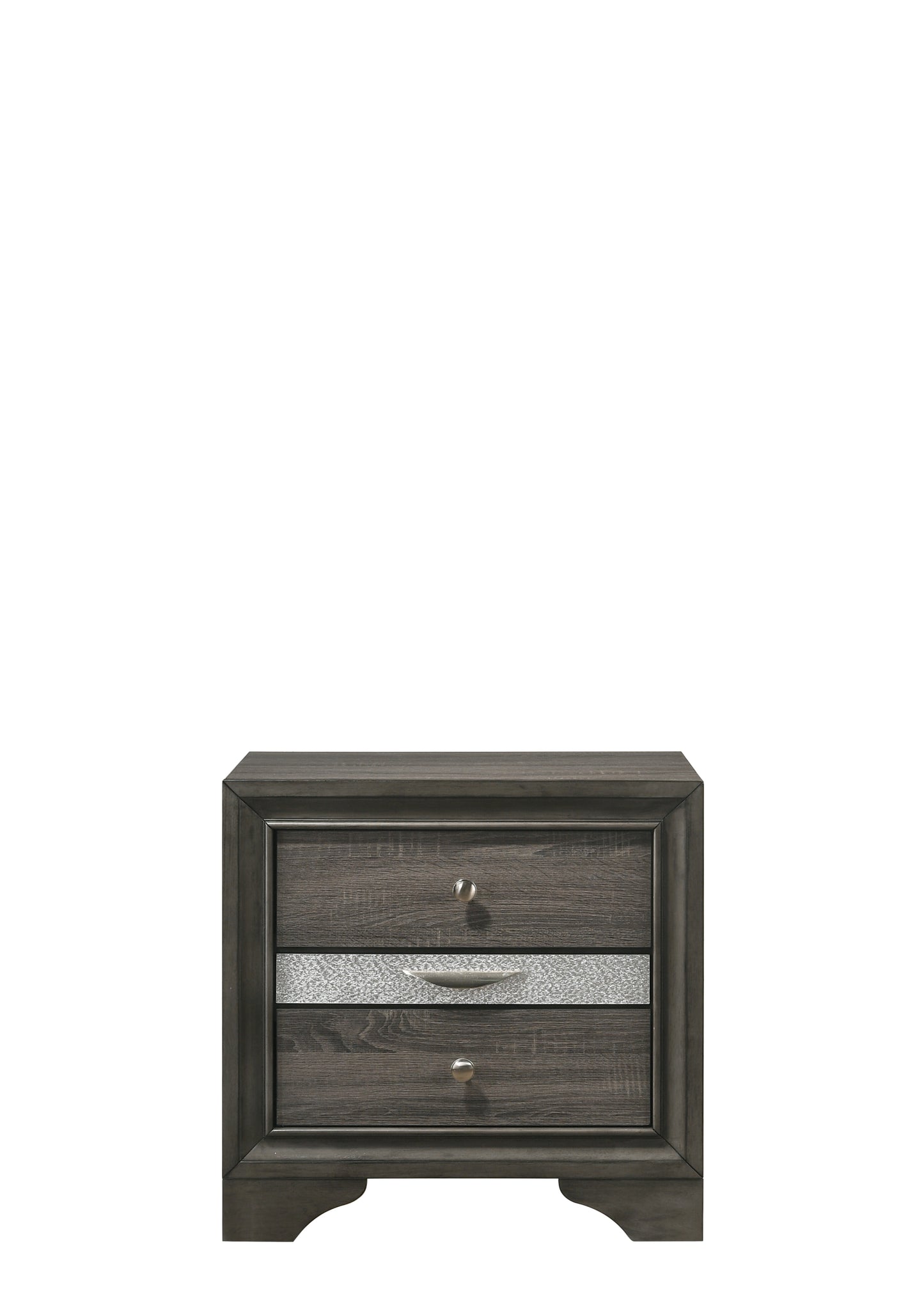 Naima Gray Finish Nightstand