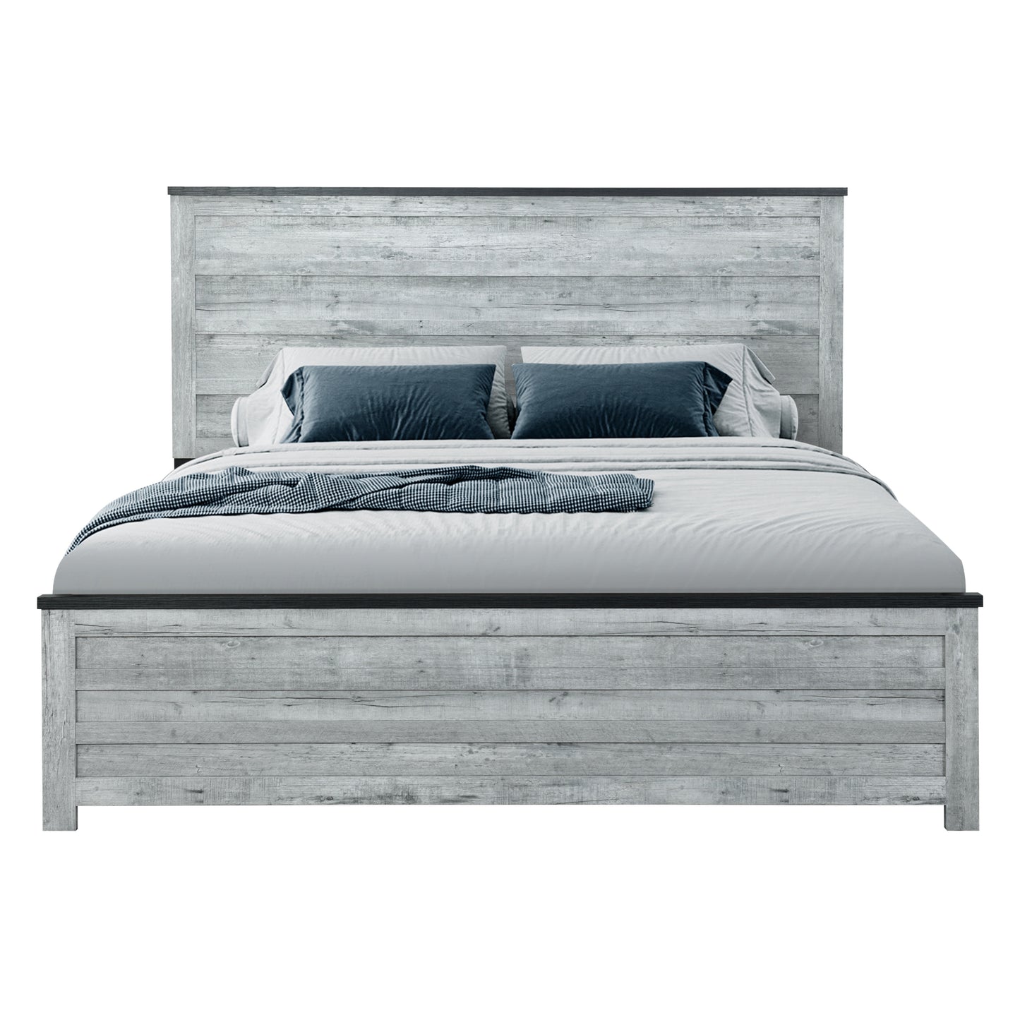 KICKS GREY WASH 5PC QUEEN BEDROOM SET